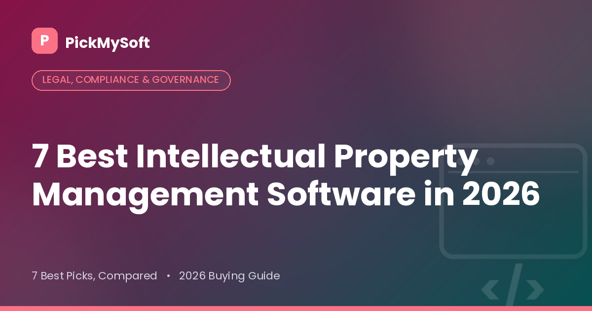 Best Intellectual Property Management Software