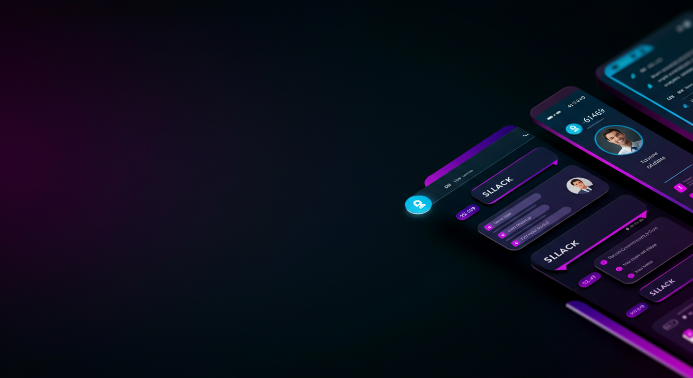Slack team communication platform interface overview
