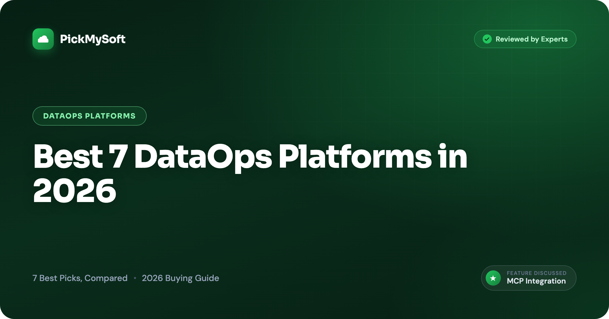 Best 7 DataOps Platforms in 2026