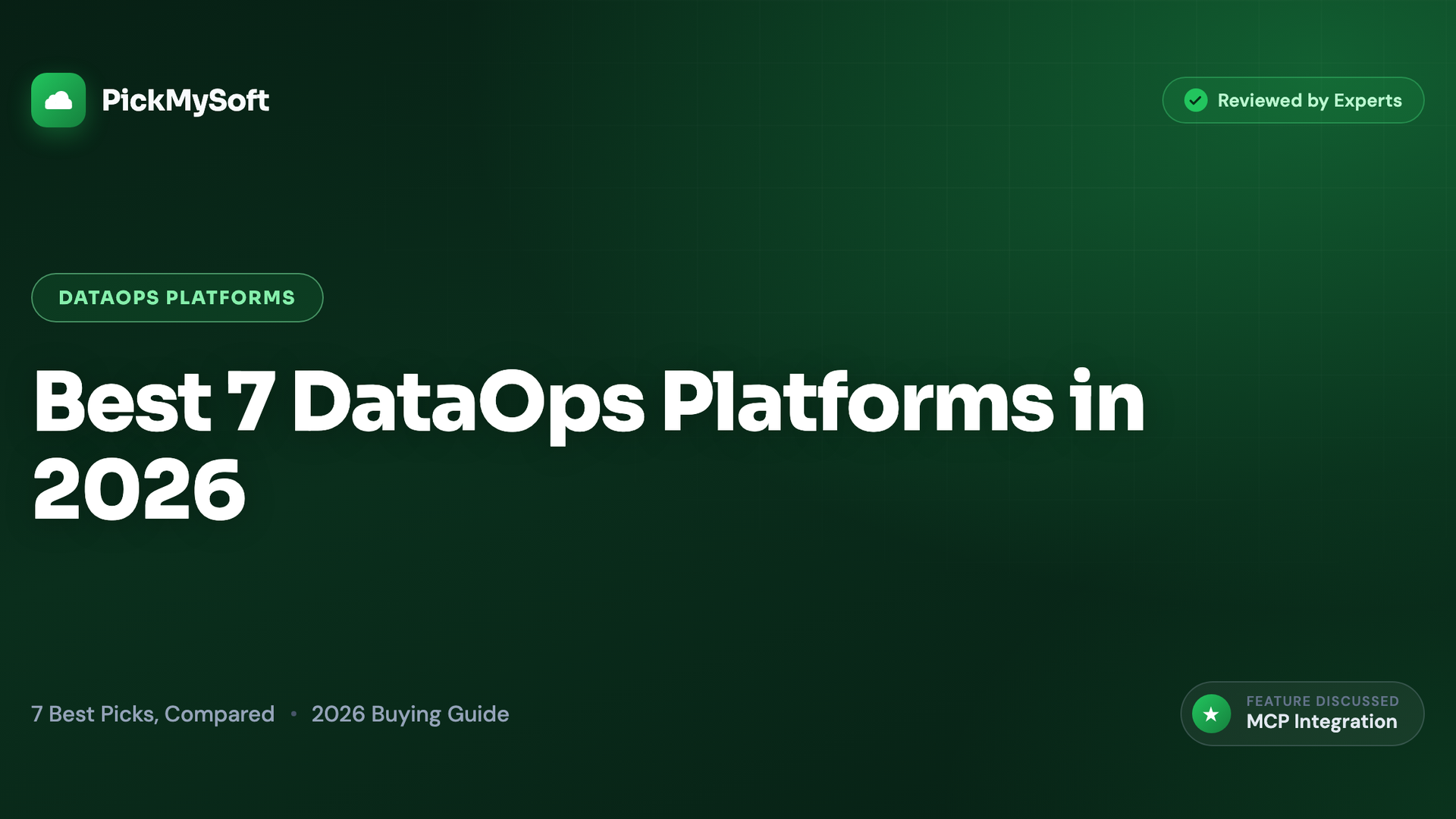 Best 7 DataOps Platforms in 2026