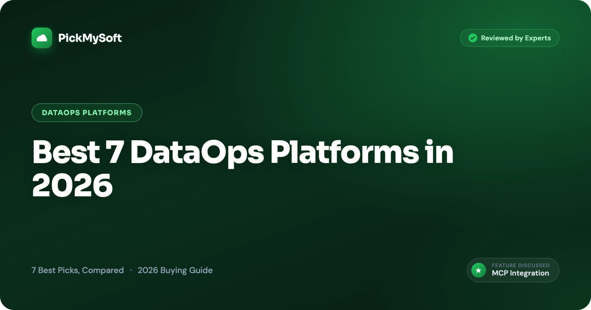 Best 7 DataOps Platforms in 2026
