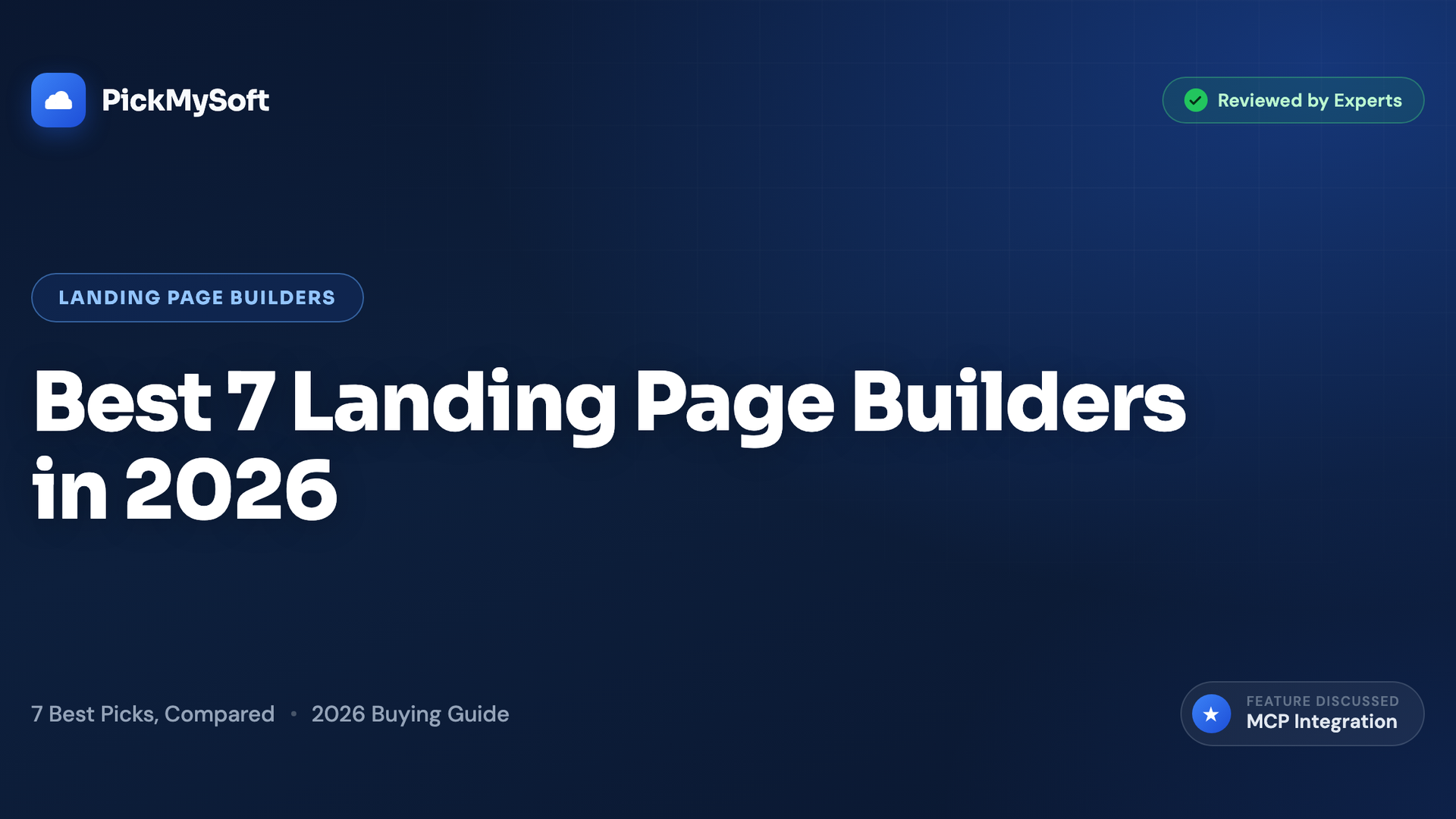 Best 7 Landing Page Builders in 2026