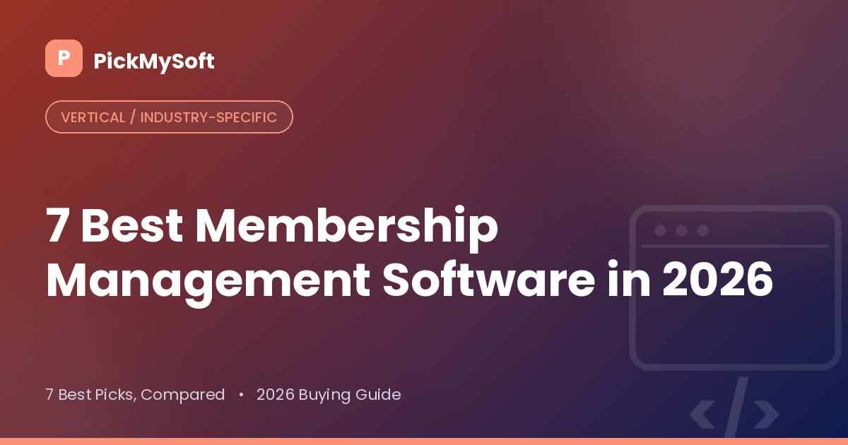 Best Membership Management Software