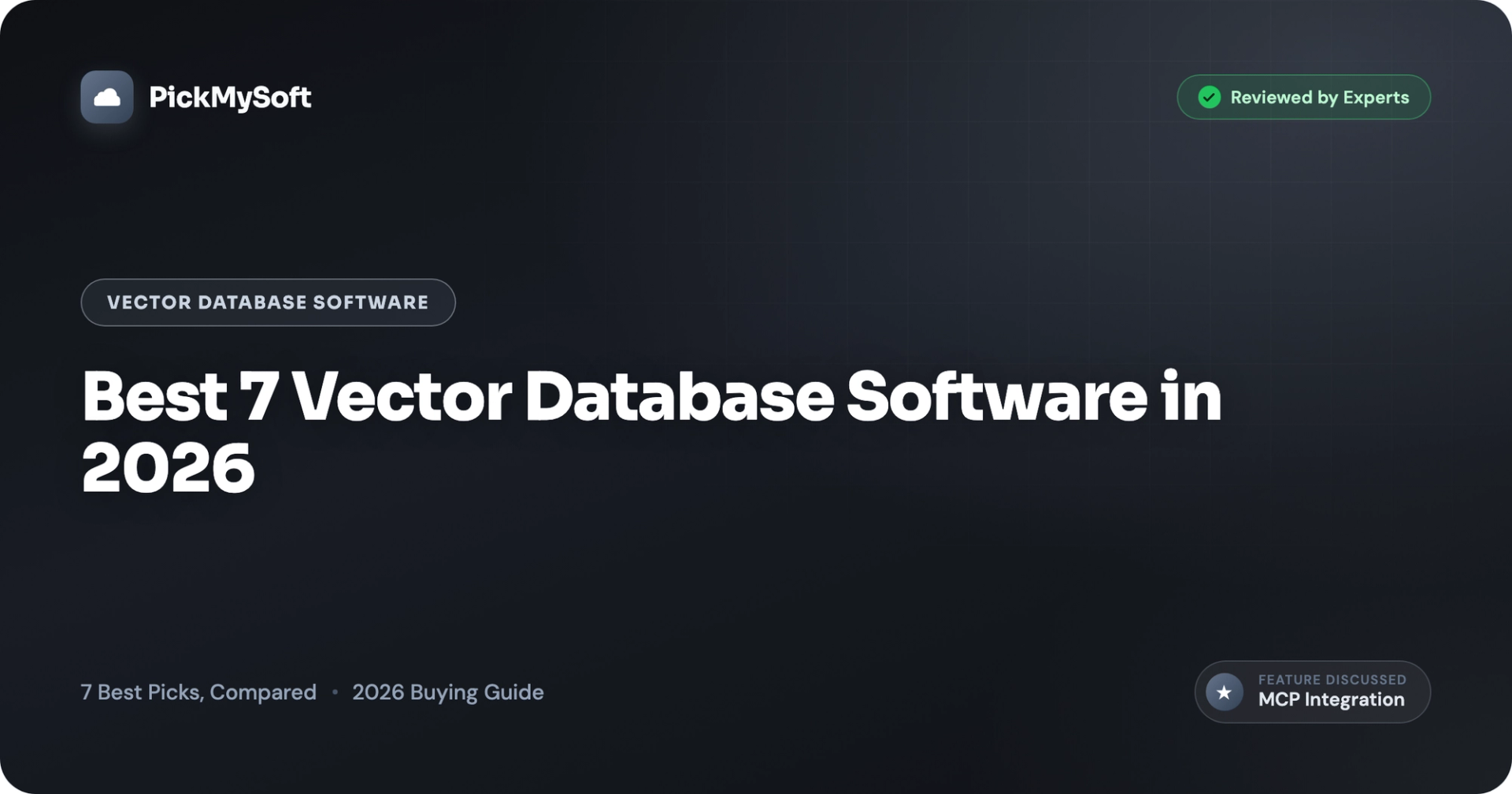 Best 7 Vector Database Software in 2026