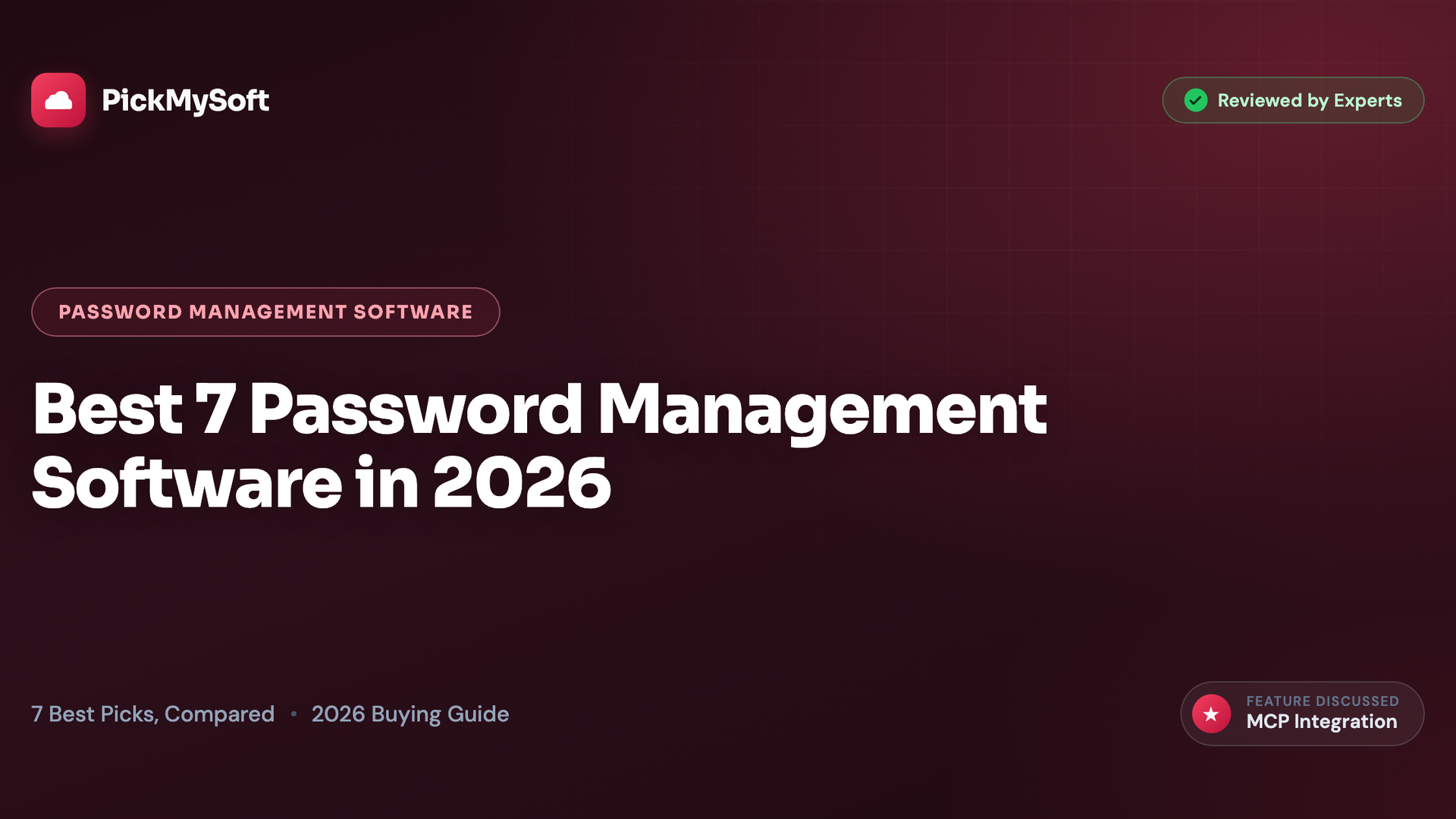 Best 7 Password Management Software in 2026