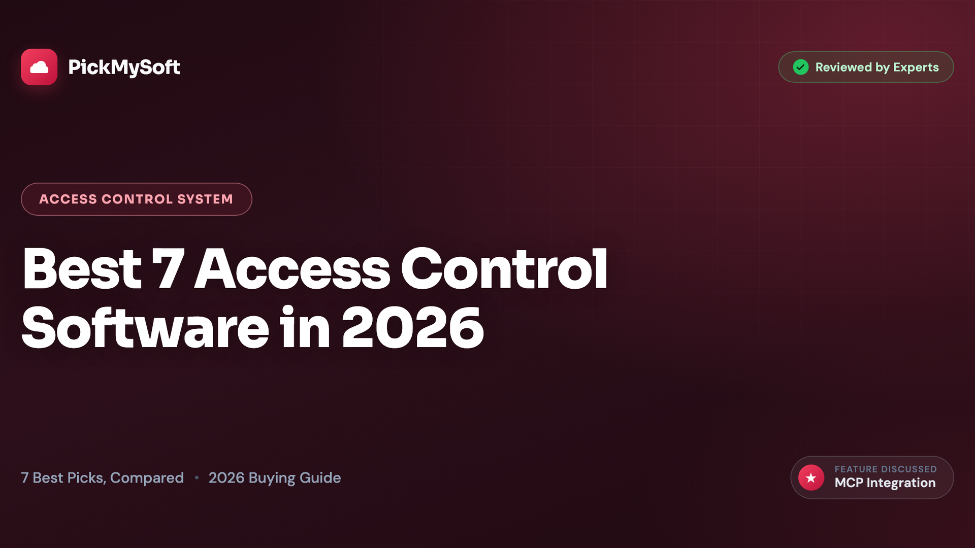 Best 7 Access Control Software in 2026