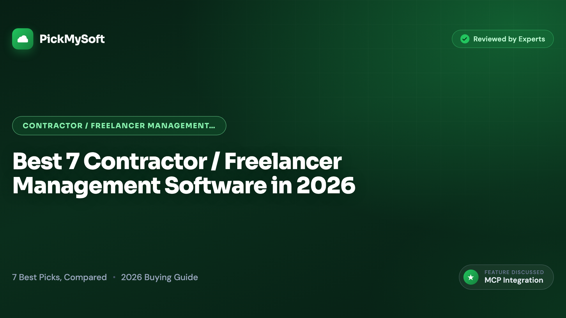 Best 7 Contractor / Freelancer Management Software in 2026
