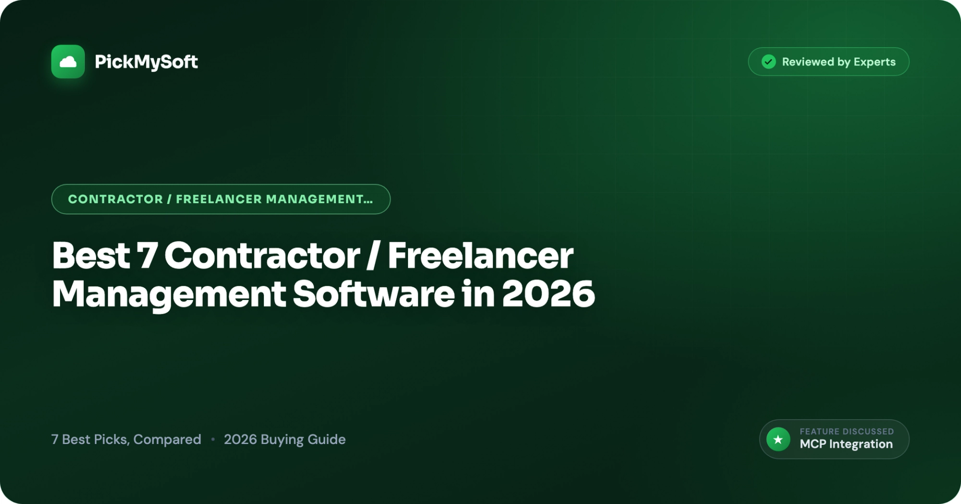 Best 7 Contractor / Freelancer Management Software in 2026
