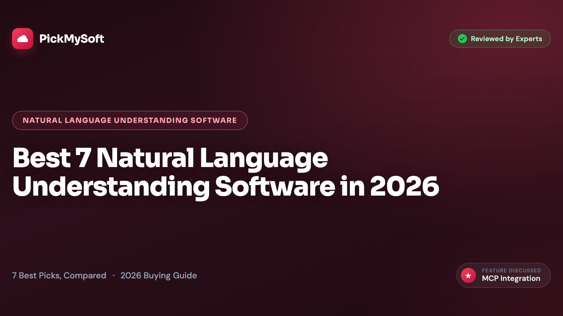 Best 7 Natural Language Understanding Software in 2026