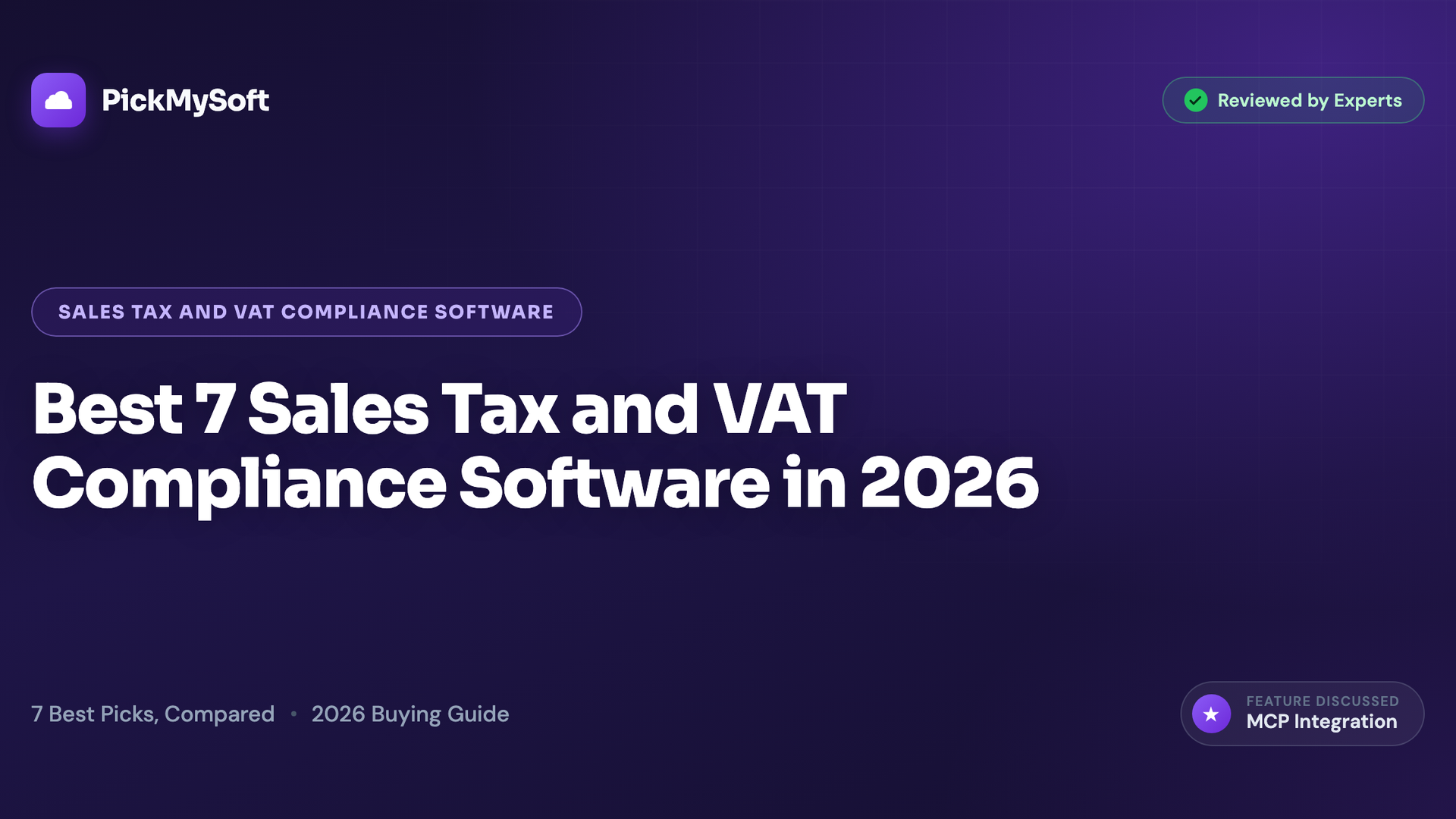 Best 7 Sales Tax and VAT Compliance Software in 2026