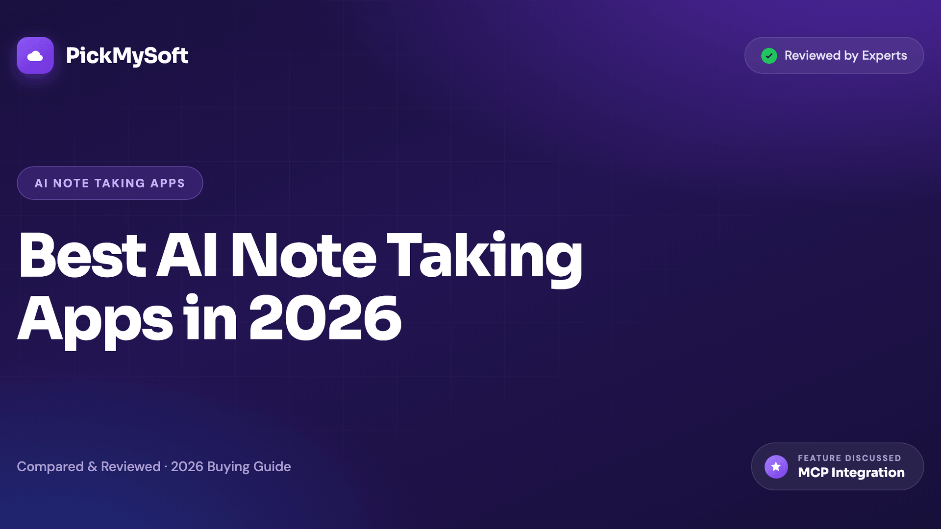 Best AI Note Taking Apps in 2026