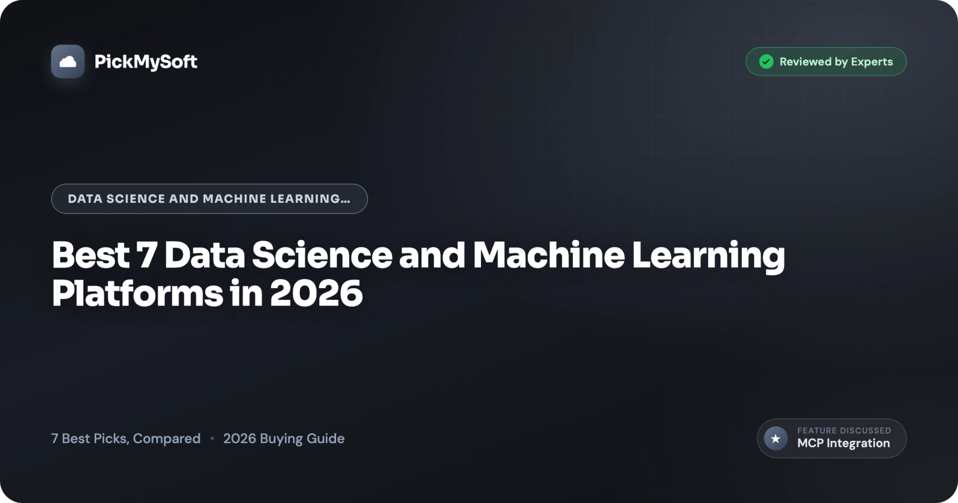 Best 7 Data Science and Machine Learning Platforms in 2026