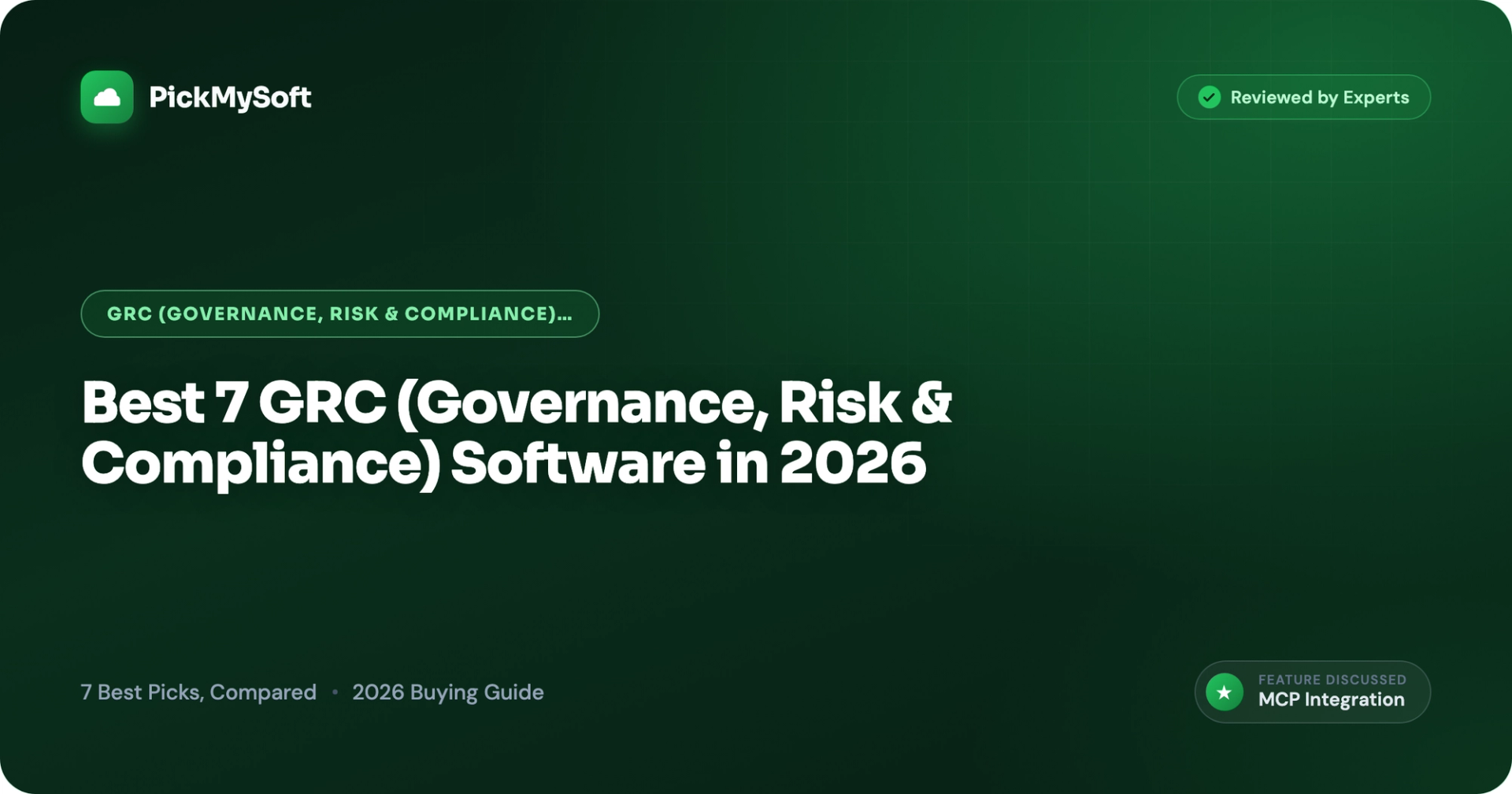 Best 7 GRC (Governance, Risk & Compliance) Software in 2026