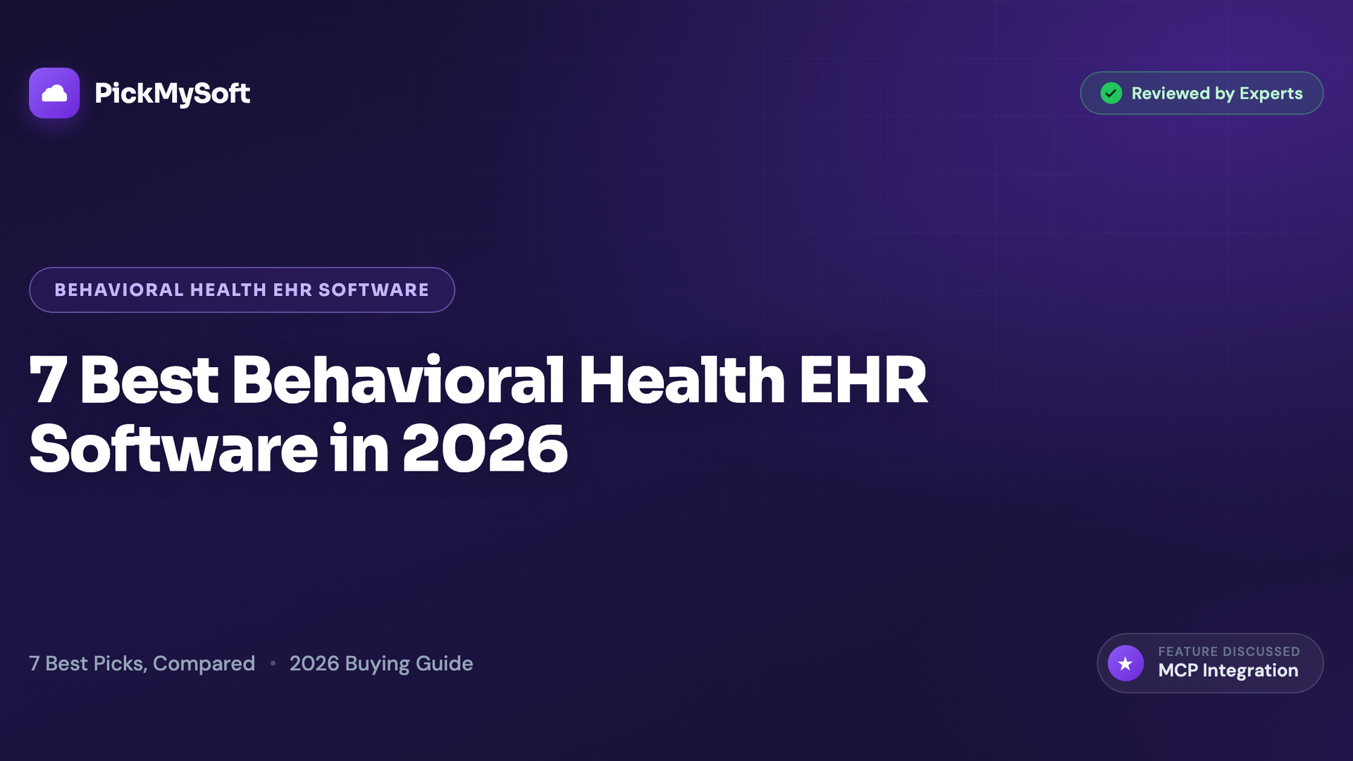 7 Best Behavioral Health EHR Software in 2026