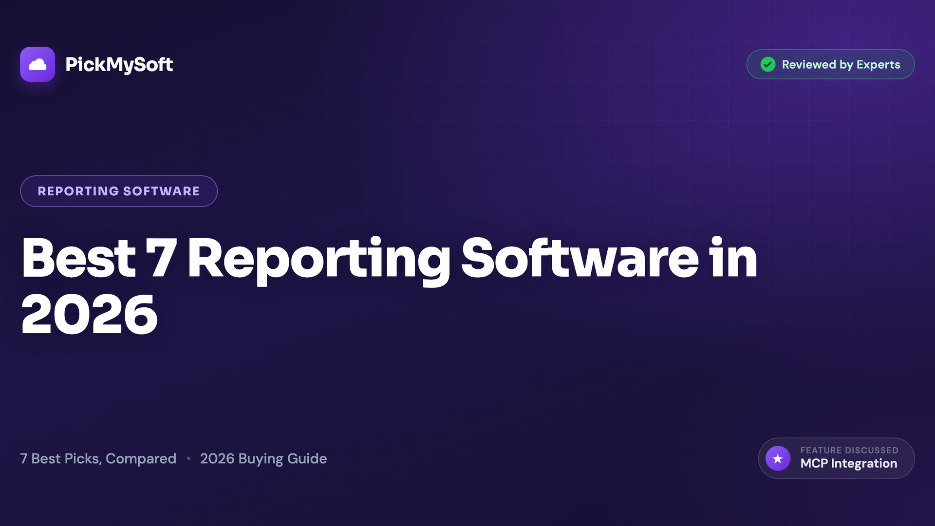 Best 7 Reporting Software in 2026