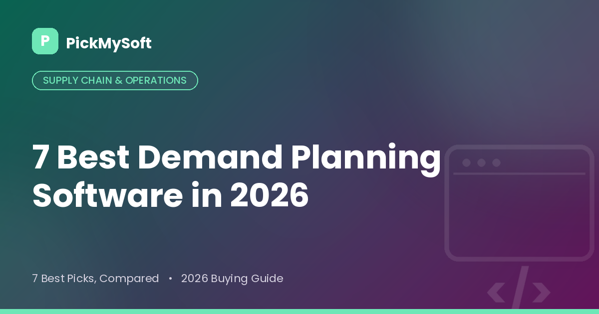 Best Demand Planning Software