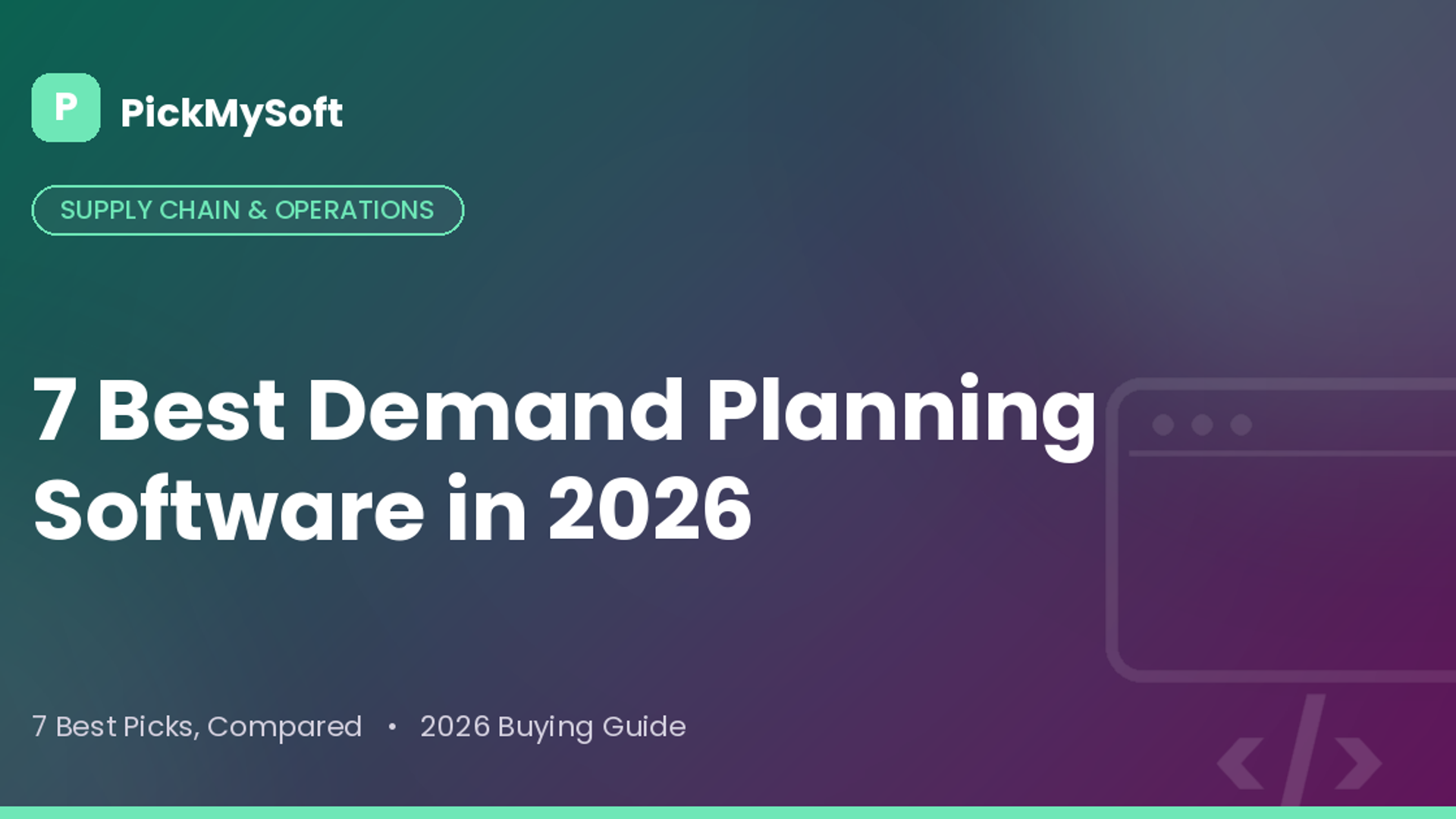 Best Demand Planning Software