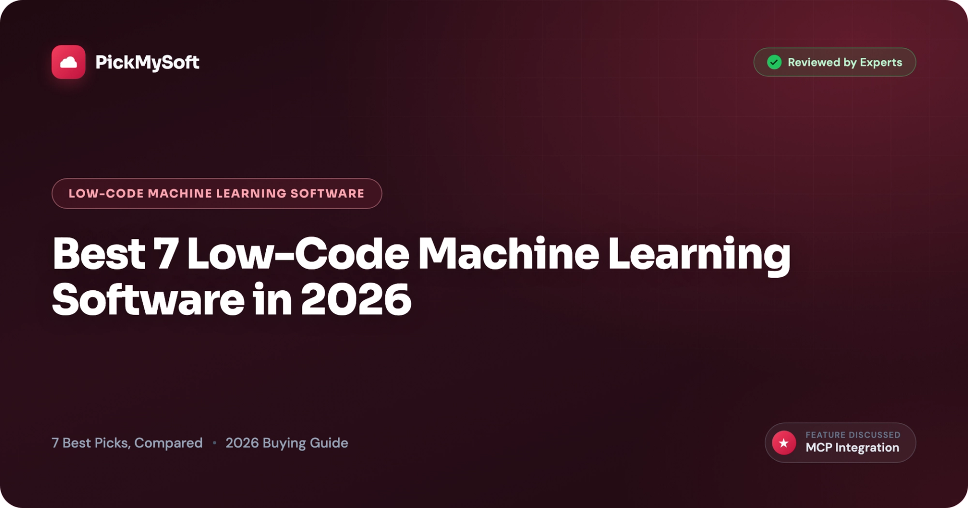Best 7 Low-Code Machine Learning Software in 2026