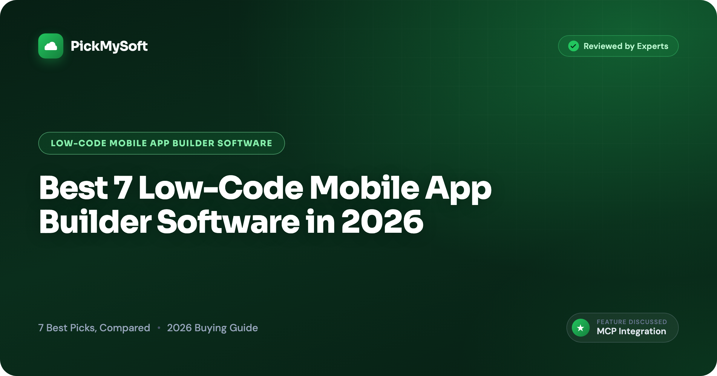 Best 7 Low-Code Mobile App Builder Software in 2026