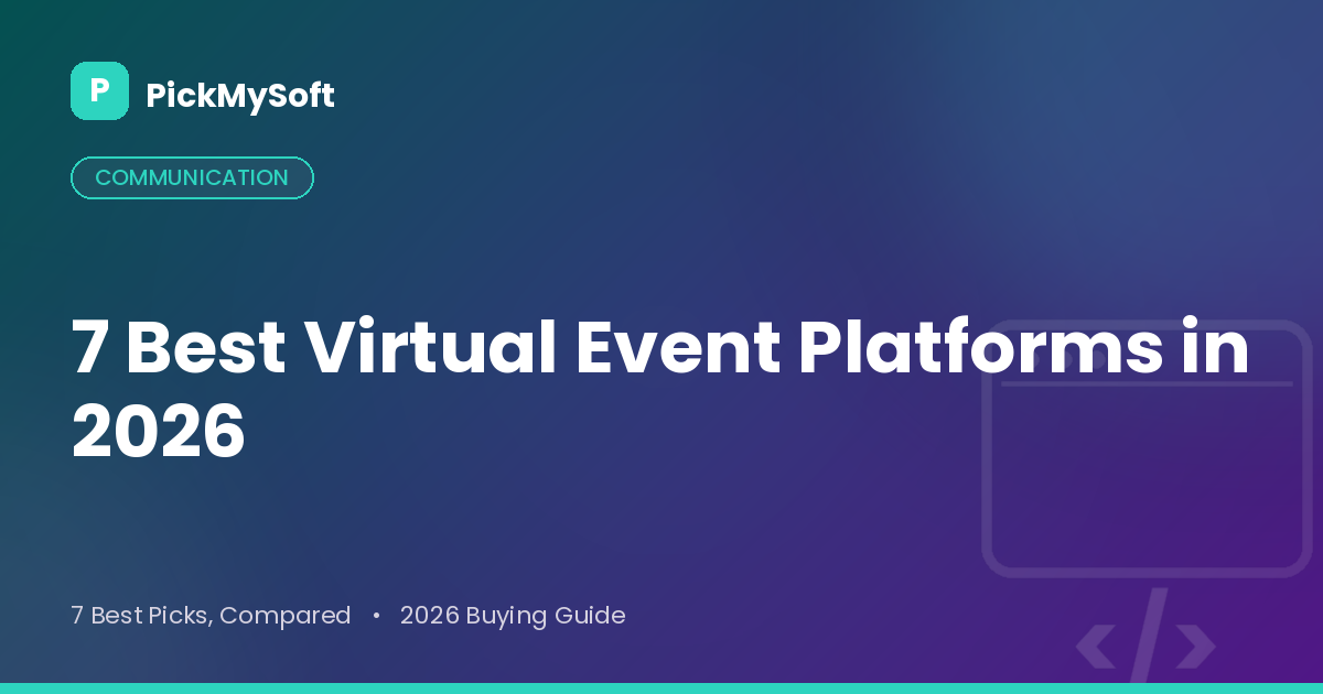 Best Virtual Event Platforms