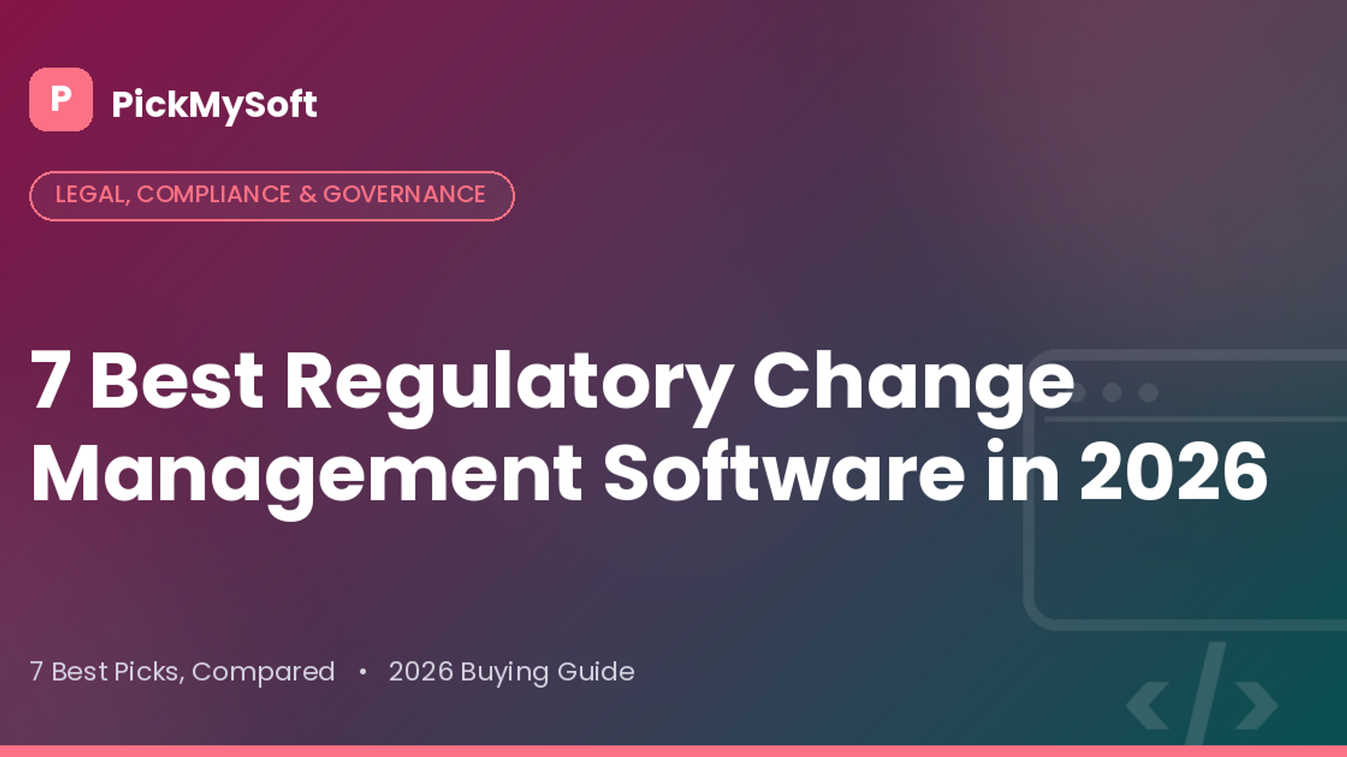 Best Regulatory Change Management Software
