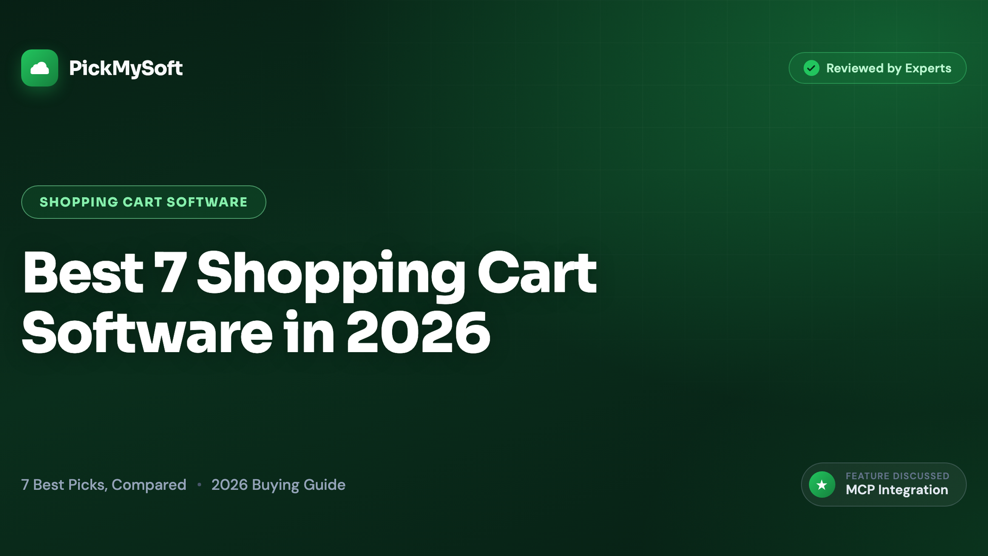 Best 7 Shopping Cart Software in 2026