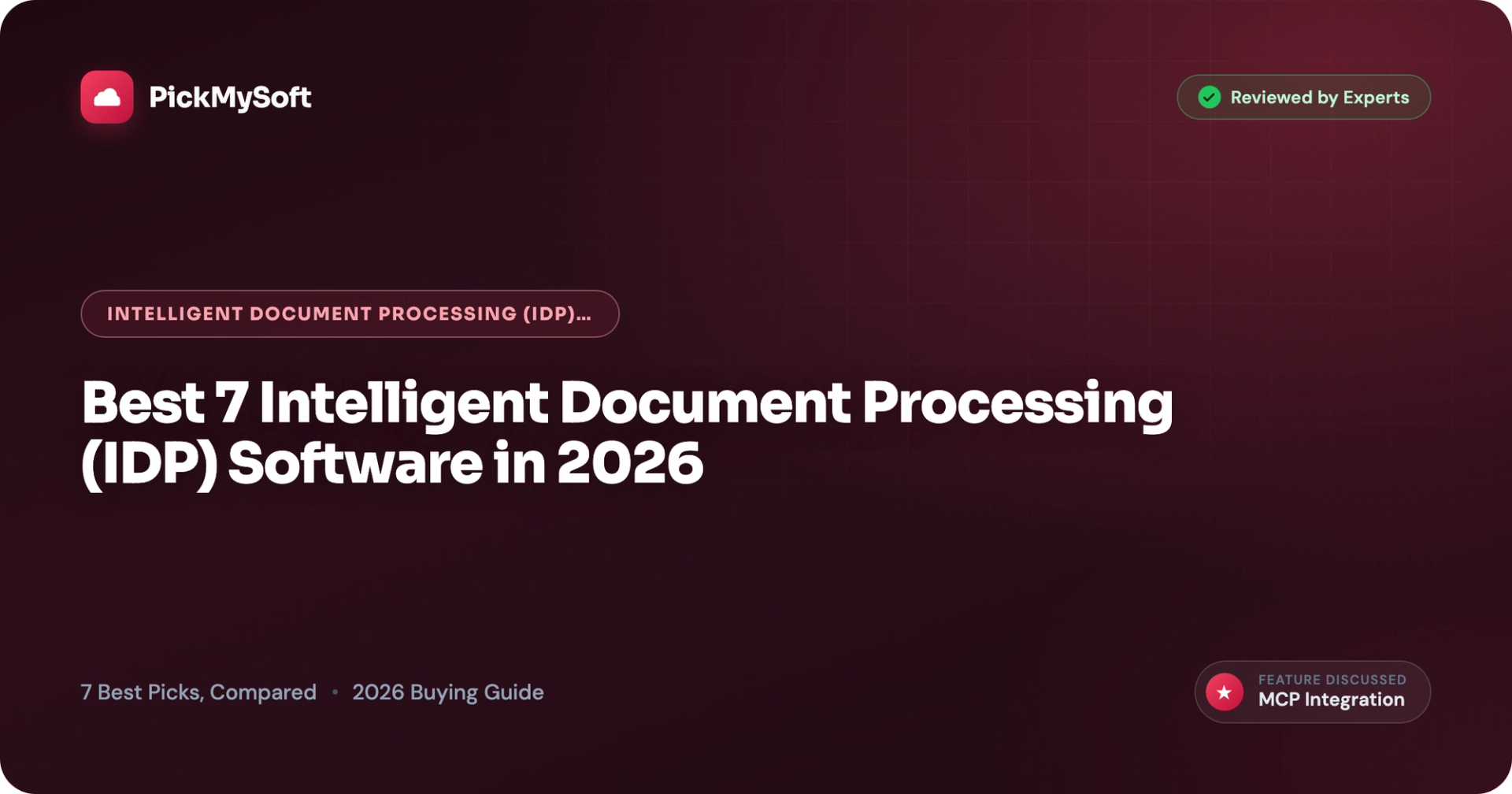 Best 7 Intelligent Document Processing (IDP) Software in 2026