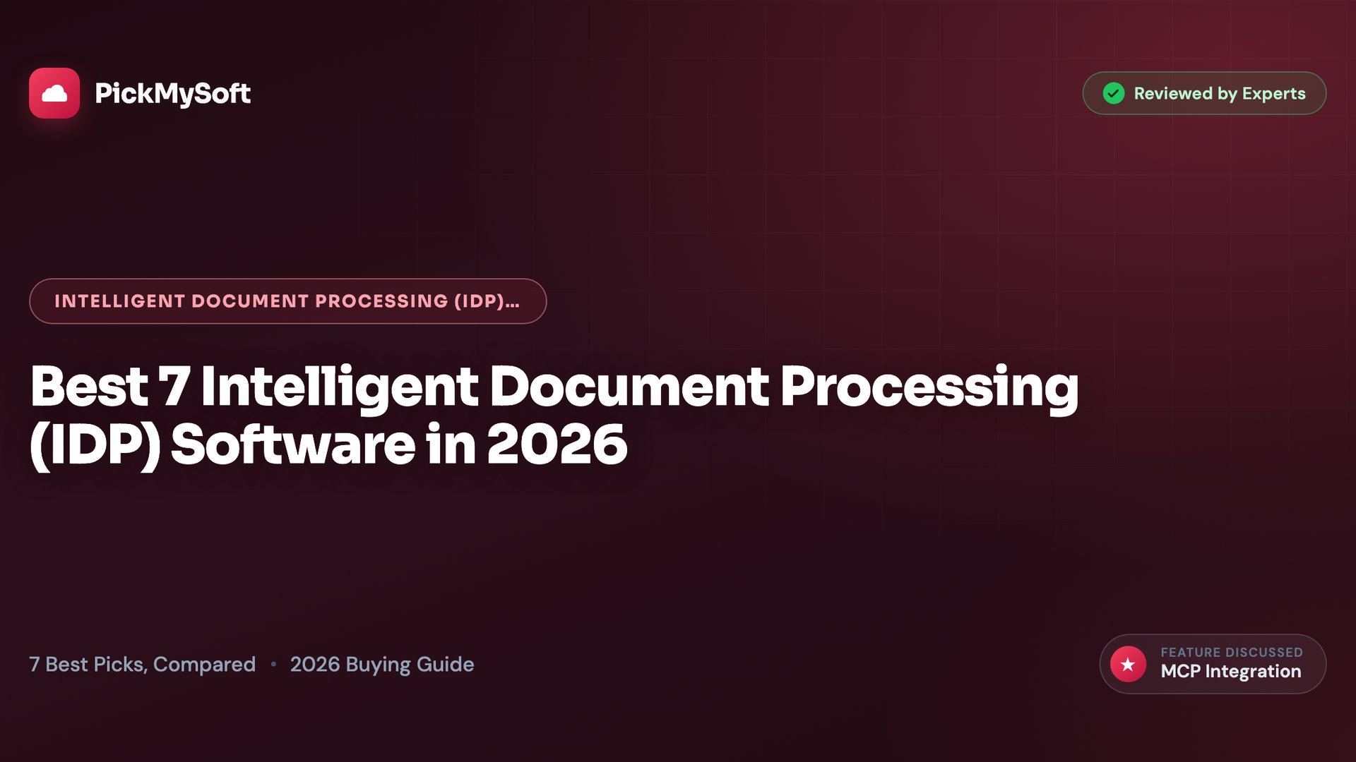 Best 7 Intelligent Document Processing (IDP) Software in 2026