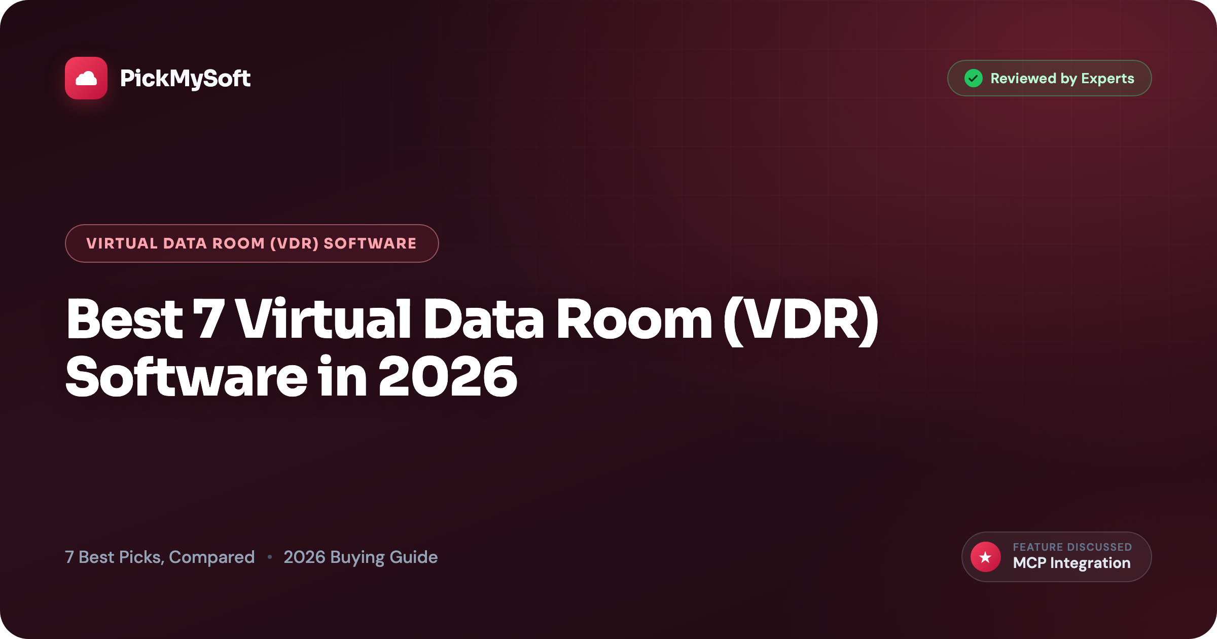 Best 7 Virtual Data Room (VDR) Software in 2026