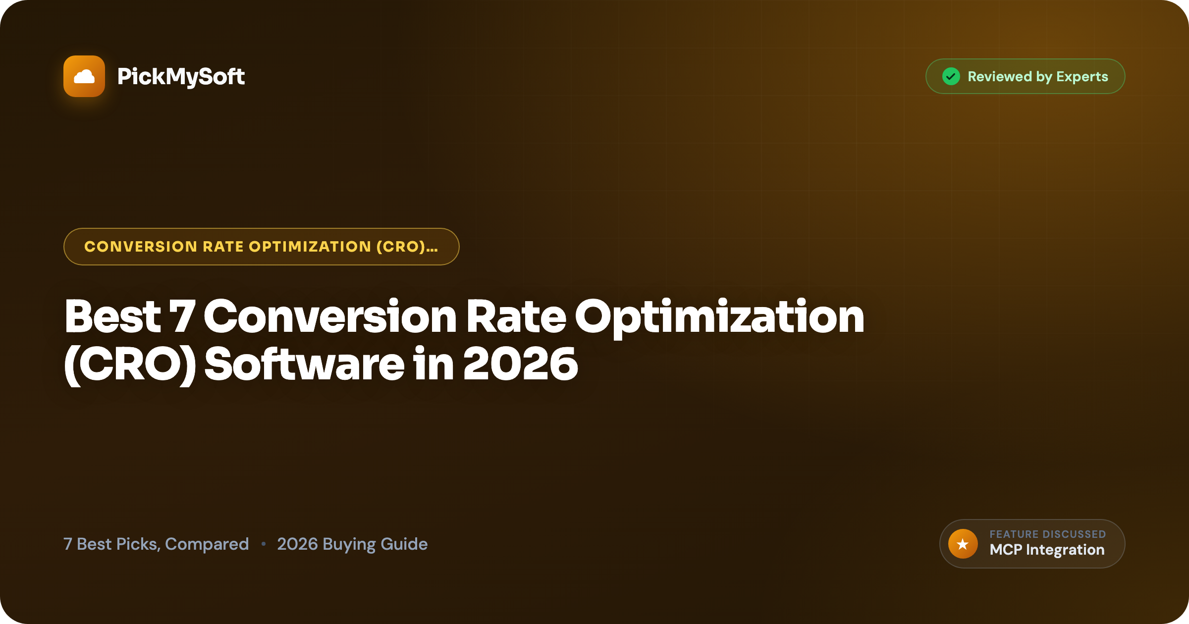 Best 7 Conversion Rate Optimization (CRO) Software in 2026