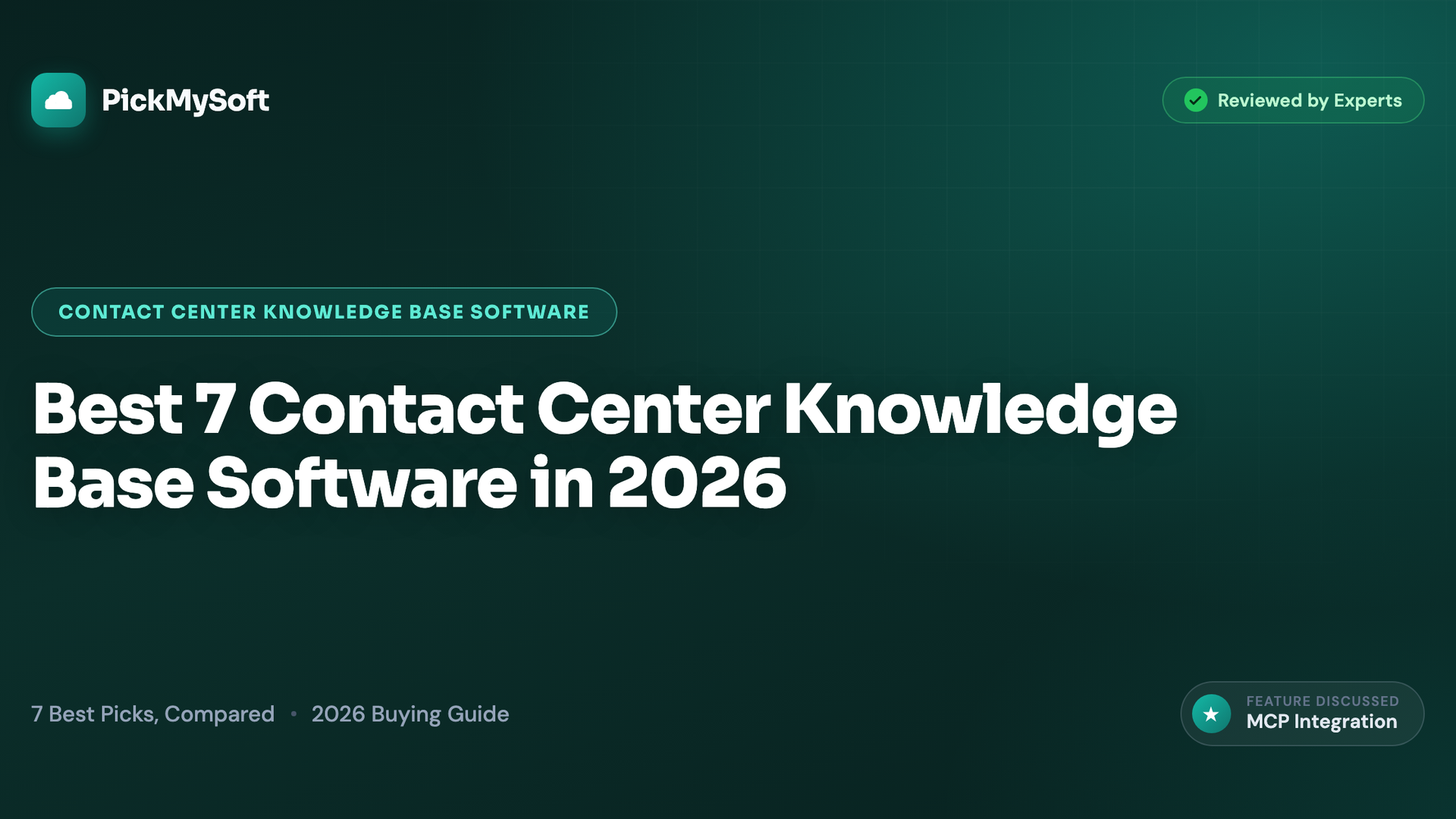 Best 7 Contact Center Knowledge Base Software in 2026