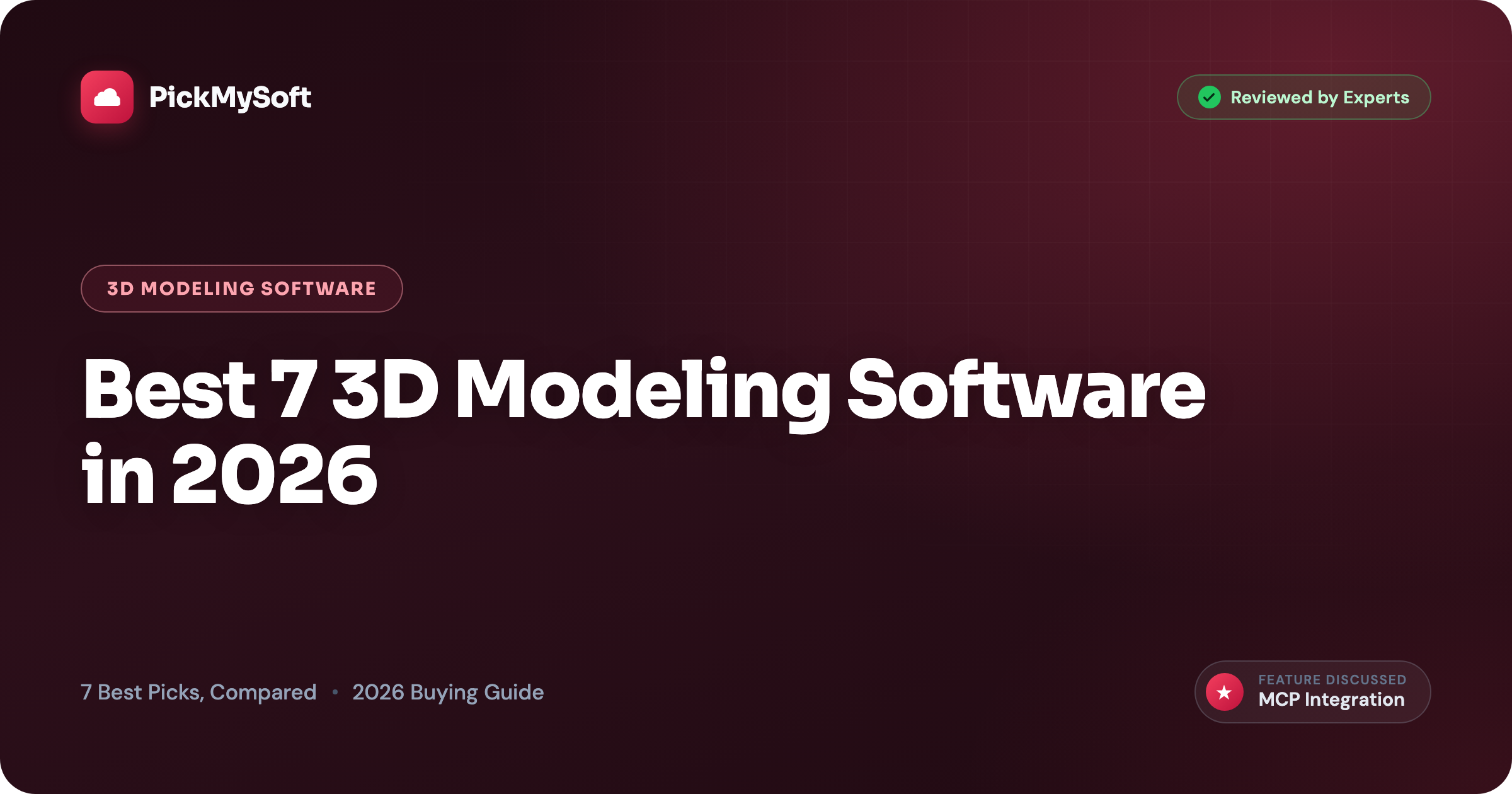 Best 7 3D Modeling Software in 2026