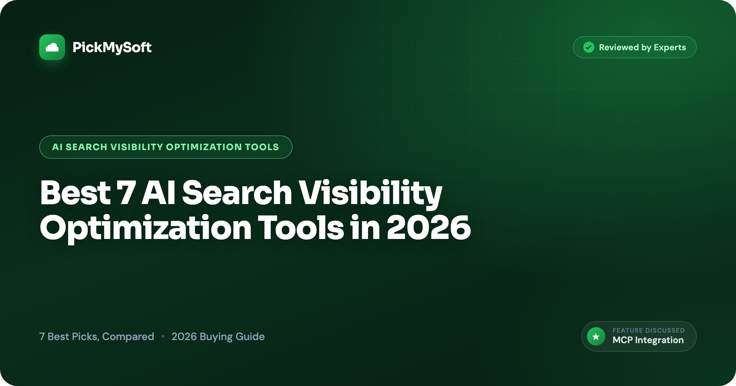 Best 7 AI Search Visibility Optimization Tools in 2026