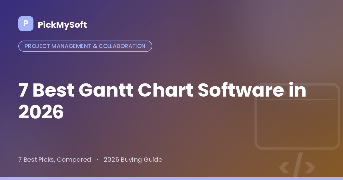 Best Gantt Chart Software 