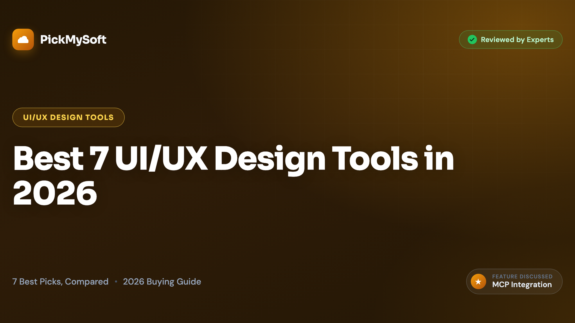 Best 7 UI/UX Design Tools in 2026