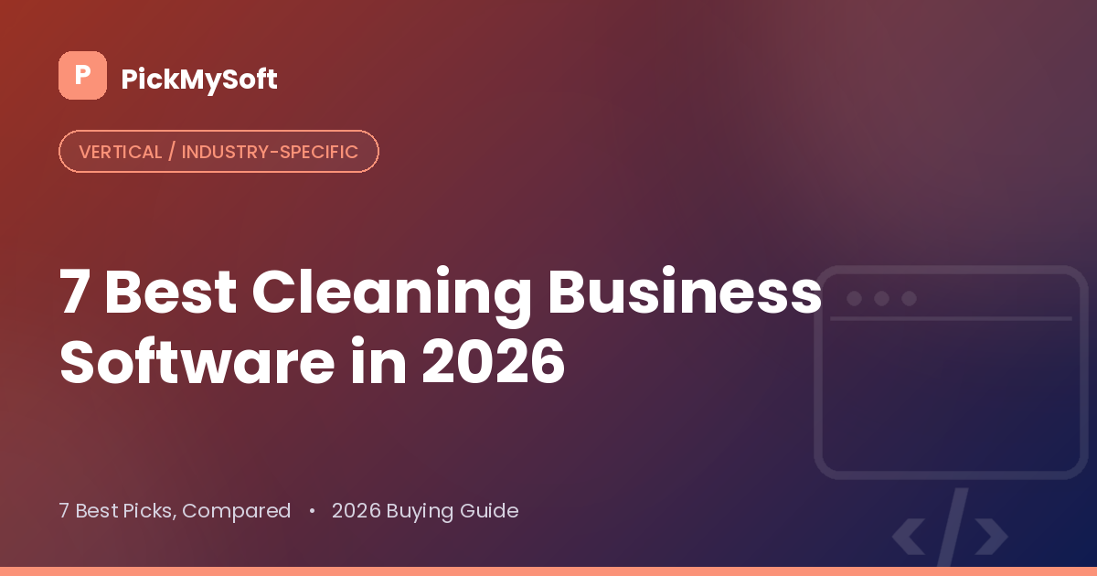 Best Cleaning Business Software