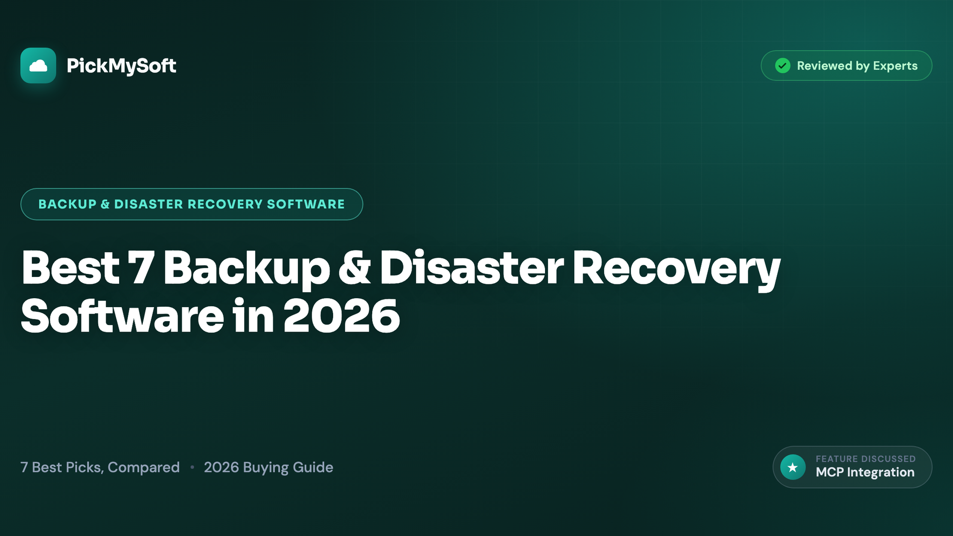 Best 7 Backup & Disaster Recovery Software in 2026