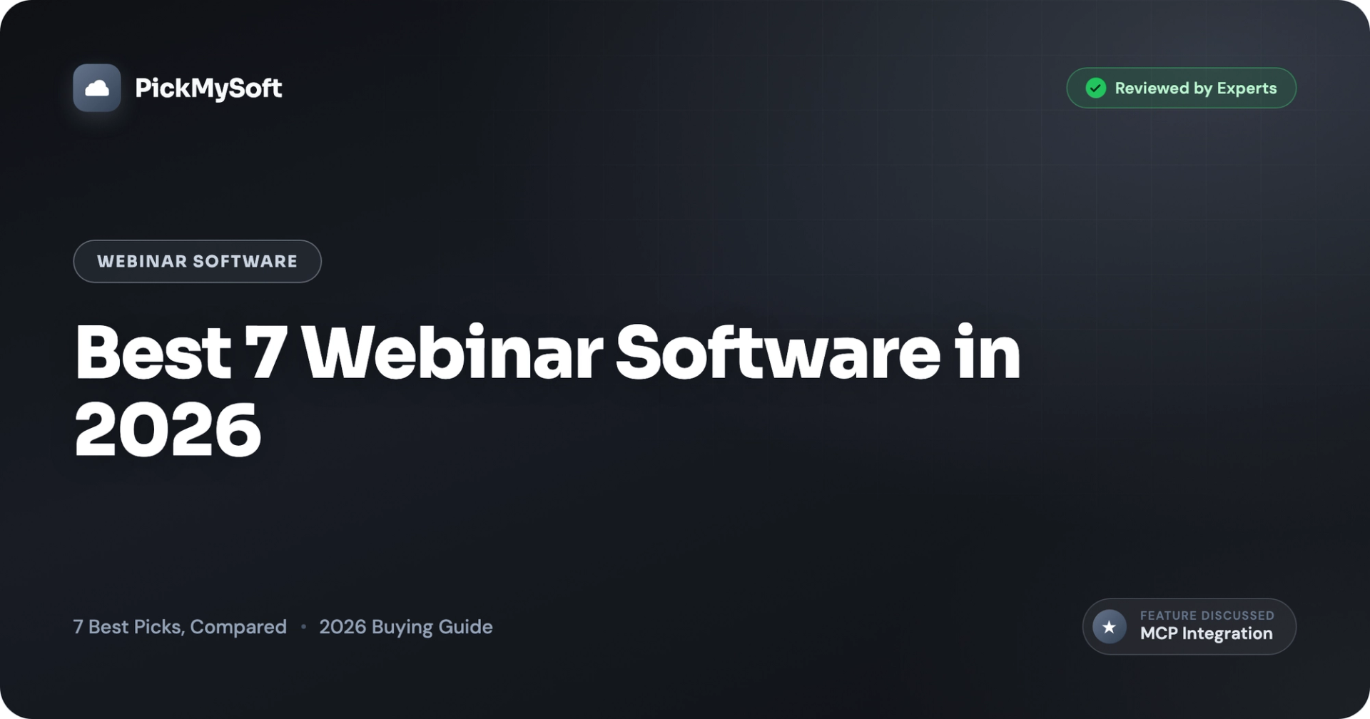 Best 7 Webinar Software in 2026