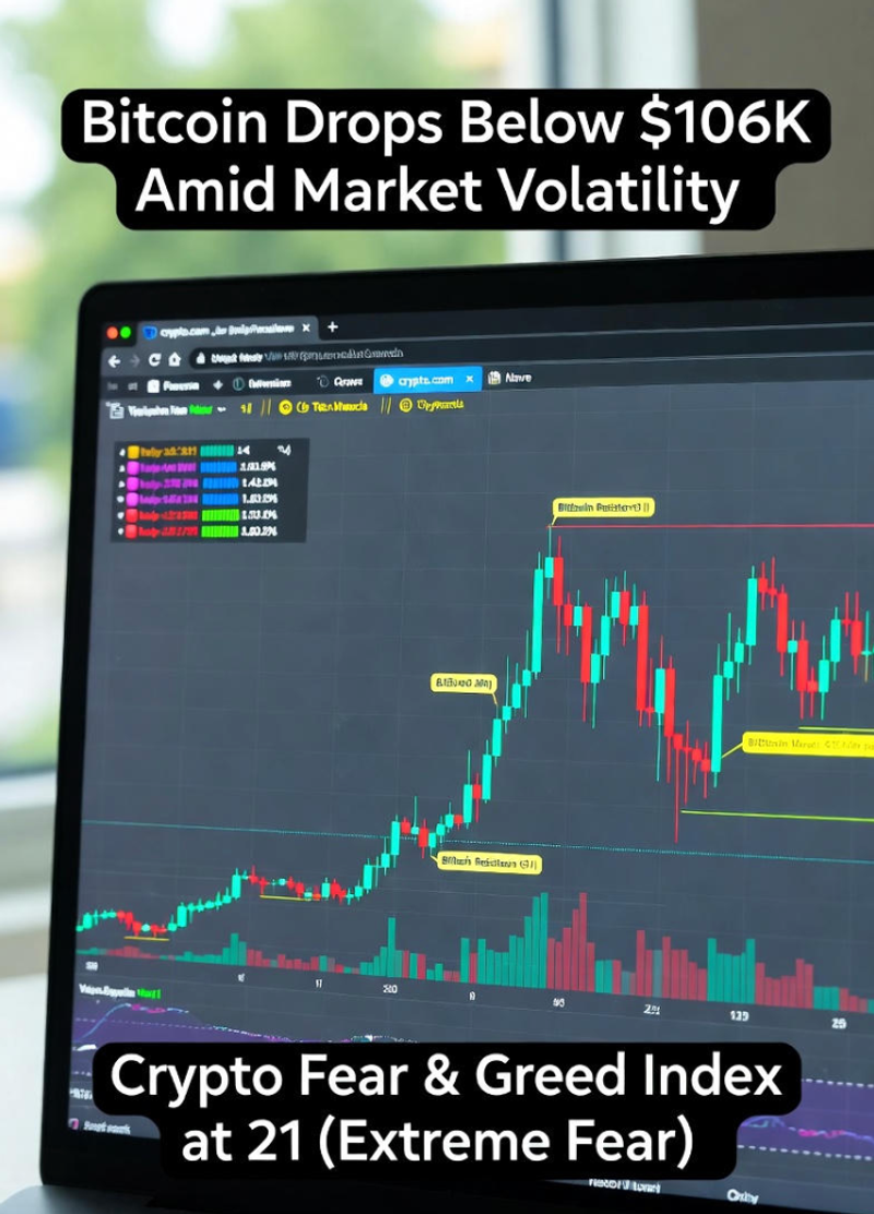 比特幣跌破10.6萬美元：解析「極度恐懼」市場背後的原因與投資機會