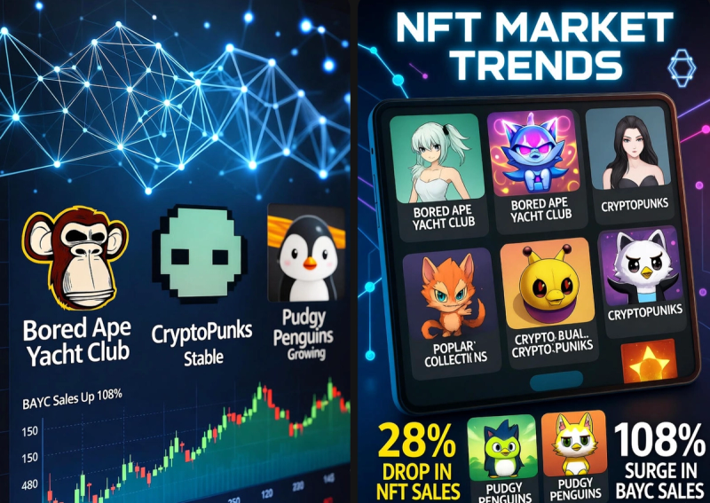 NFT市場週報：銷售額下降28%，Bored Ape Yacht Club逆勢翻倍，未來趨勢何去何從？NFT市場週報：