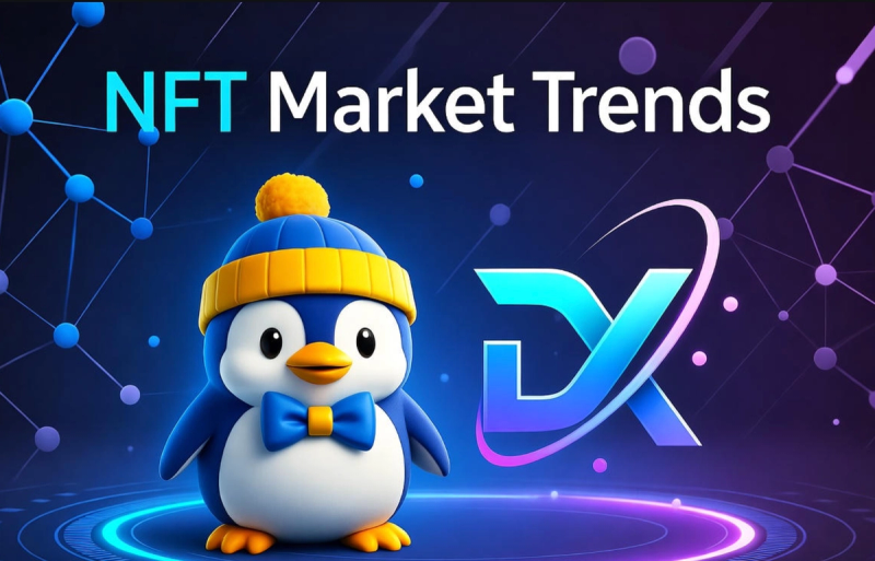 NFT市場週報: NFT市場受加密貨幣整體下跌影響,銷售額下滑34%至1.697億美元,但Pudgy Penguins和DX Terminal卻逆勢崛起!