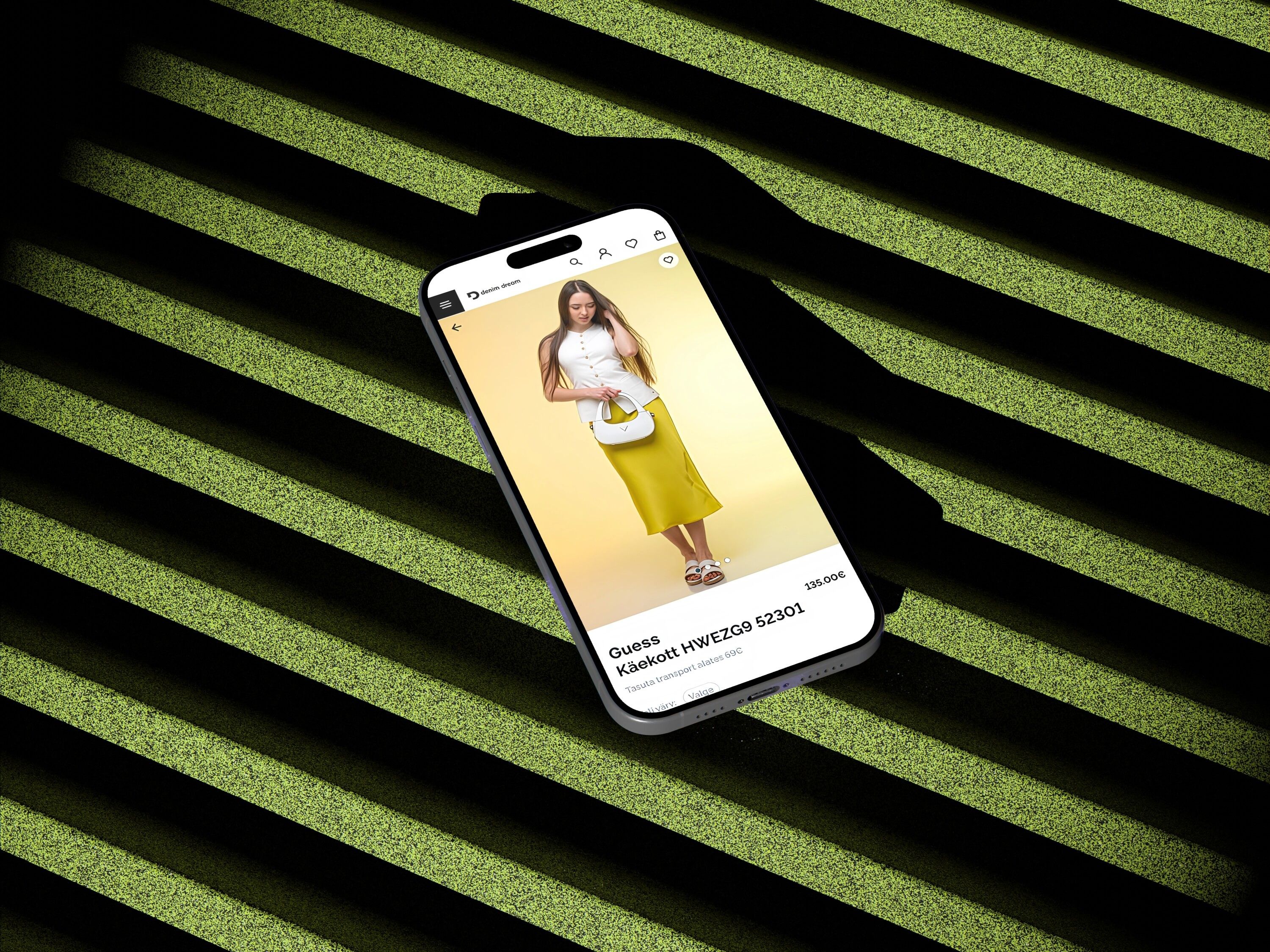 Denim Dream's eCommerce website & iOS, Android app redesign project preview