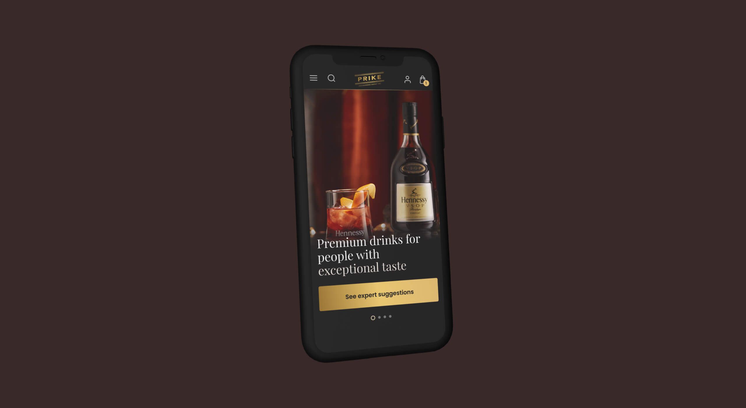 Prike's eCommerce website UX/UI Design project preview