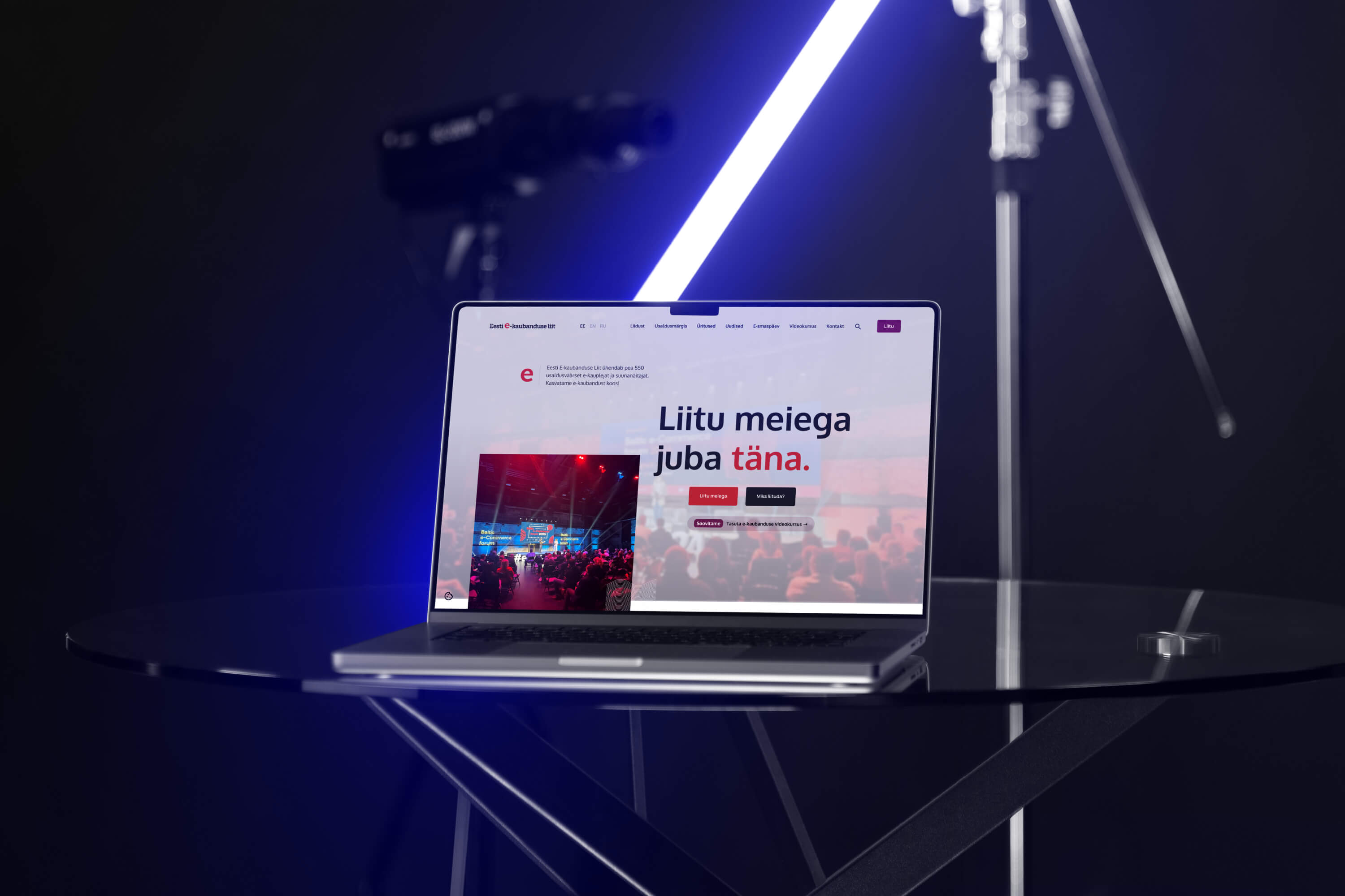 The Estonian eCommerce Association Design Works project preview