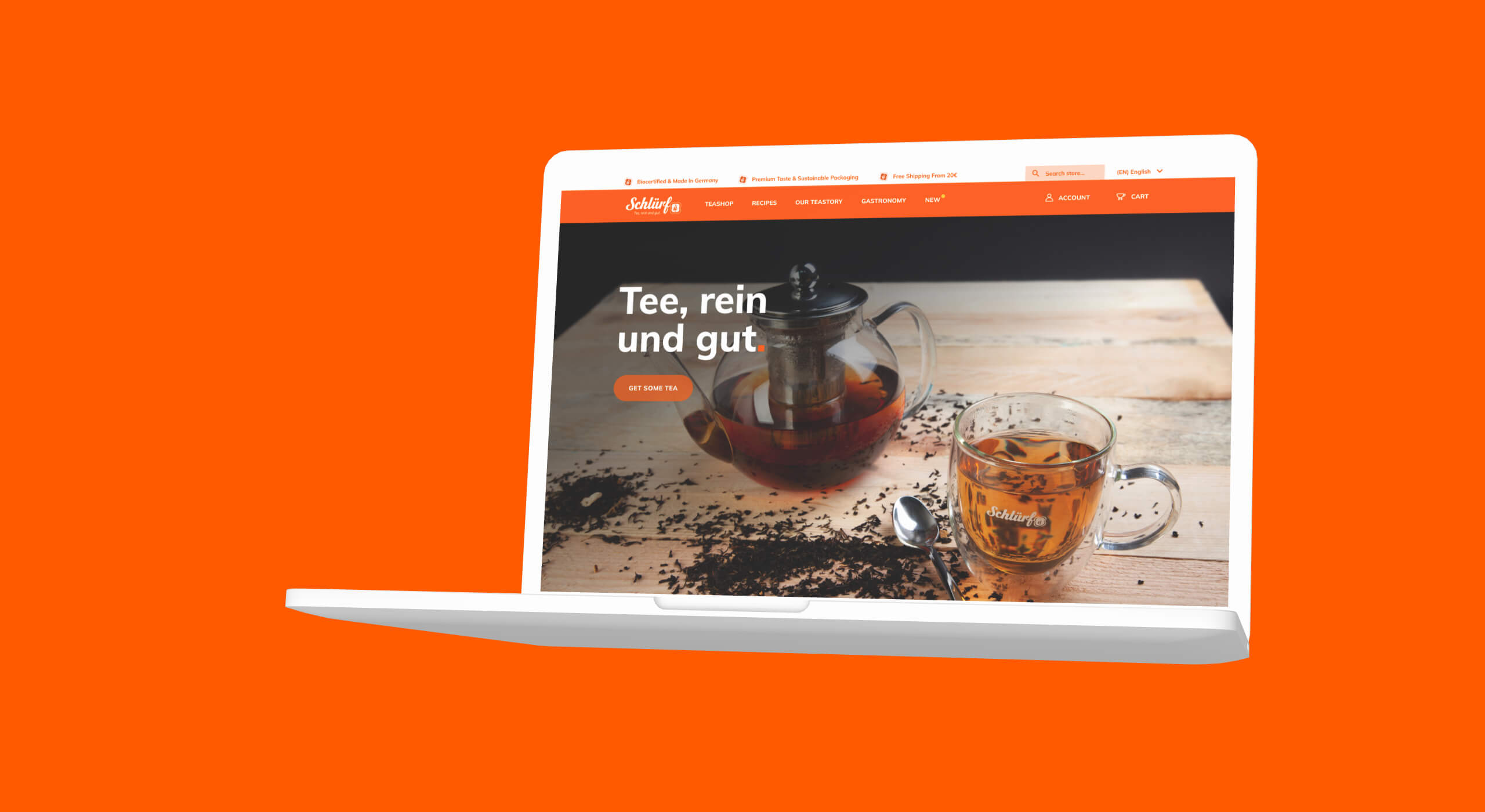 Schlürf's eCommerce website UX/UI redesign project preview