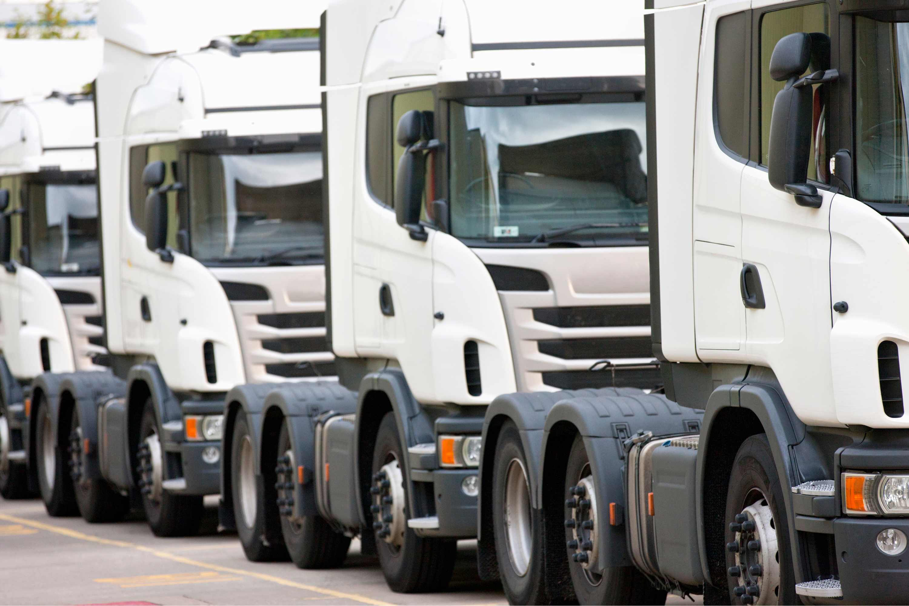 Fast Freight Forward fleet vehicles ready for dispatch
