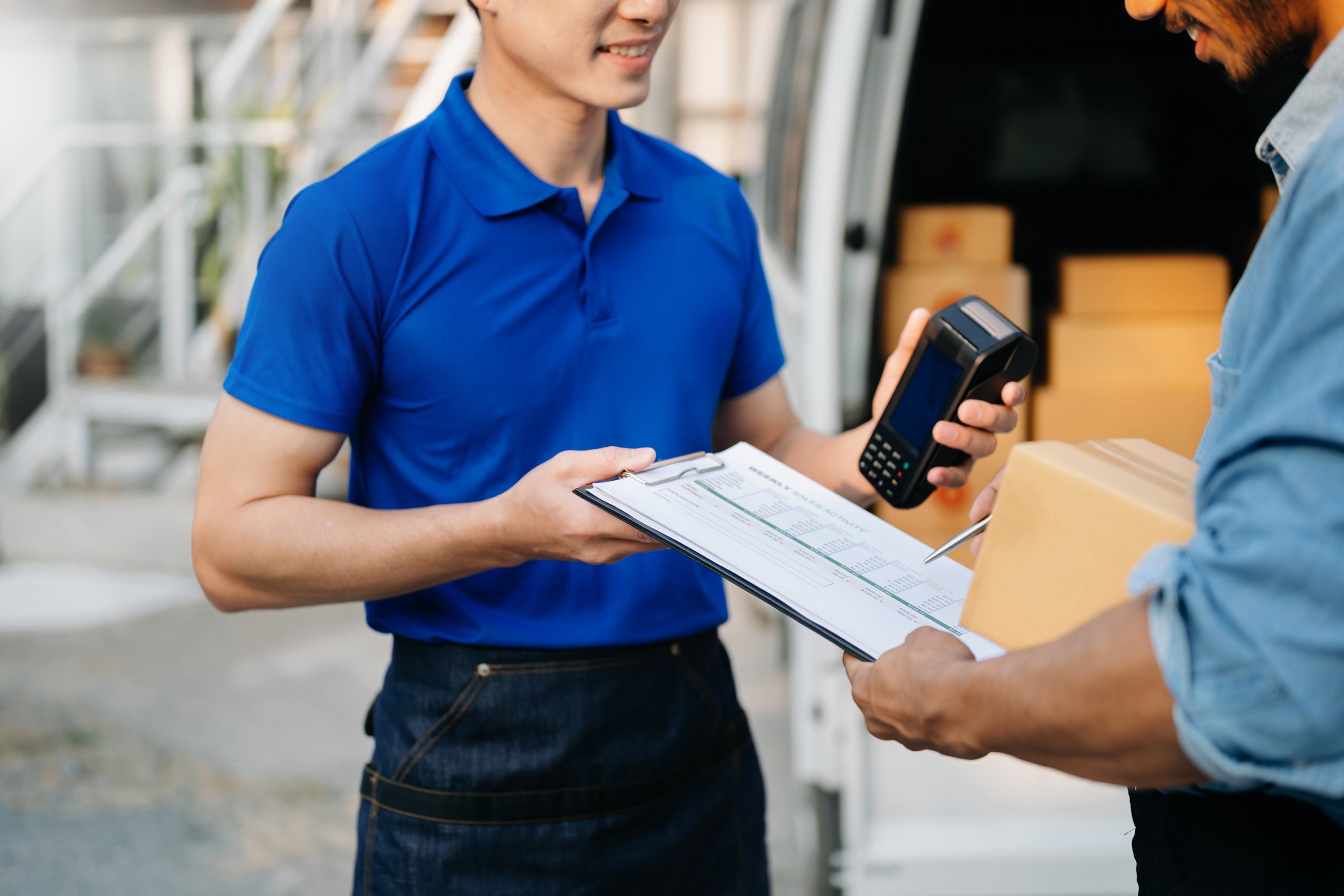 Step 04, Deliver with POD