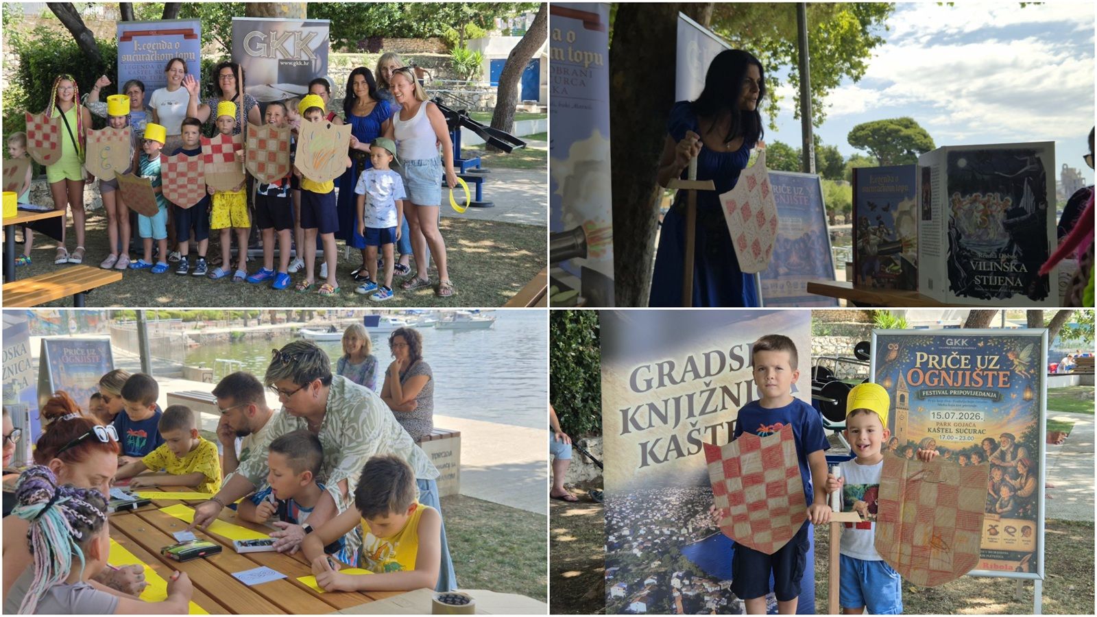 Gradska knjižnica Kaštela: Održane prve radionice u sklopu Festivala pripovijedanja 'Priča uz ognjište'