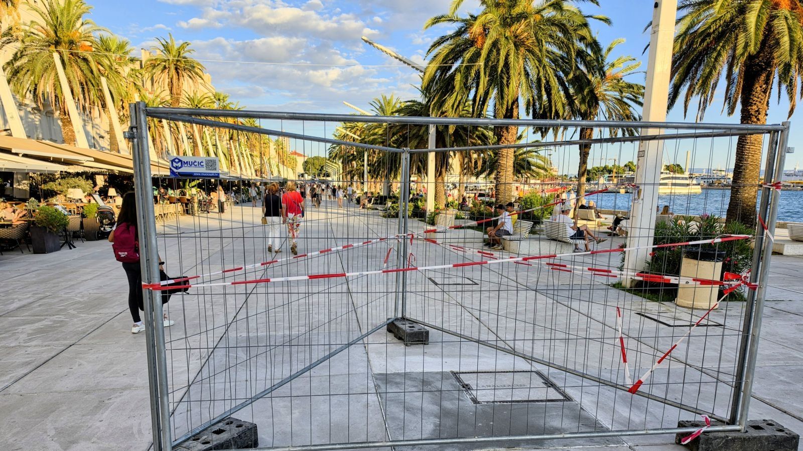FOTOGALERIJA Sanirane kocke na splitskoj Rivi koje je oštetilo nevrijeme
