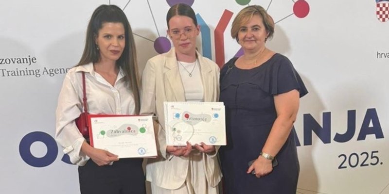 Nina Kevo osvojila prvi Oskar znanja za Osnovnu školu Blatine-Škrape